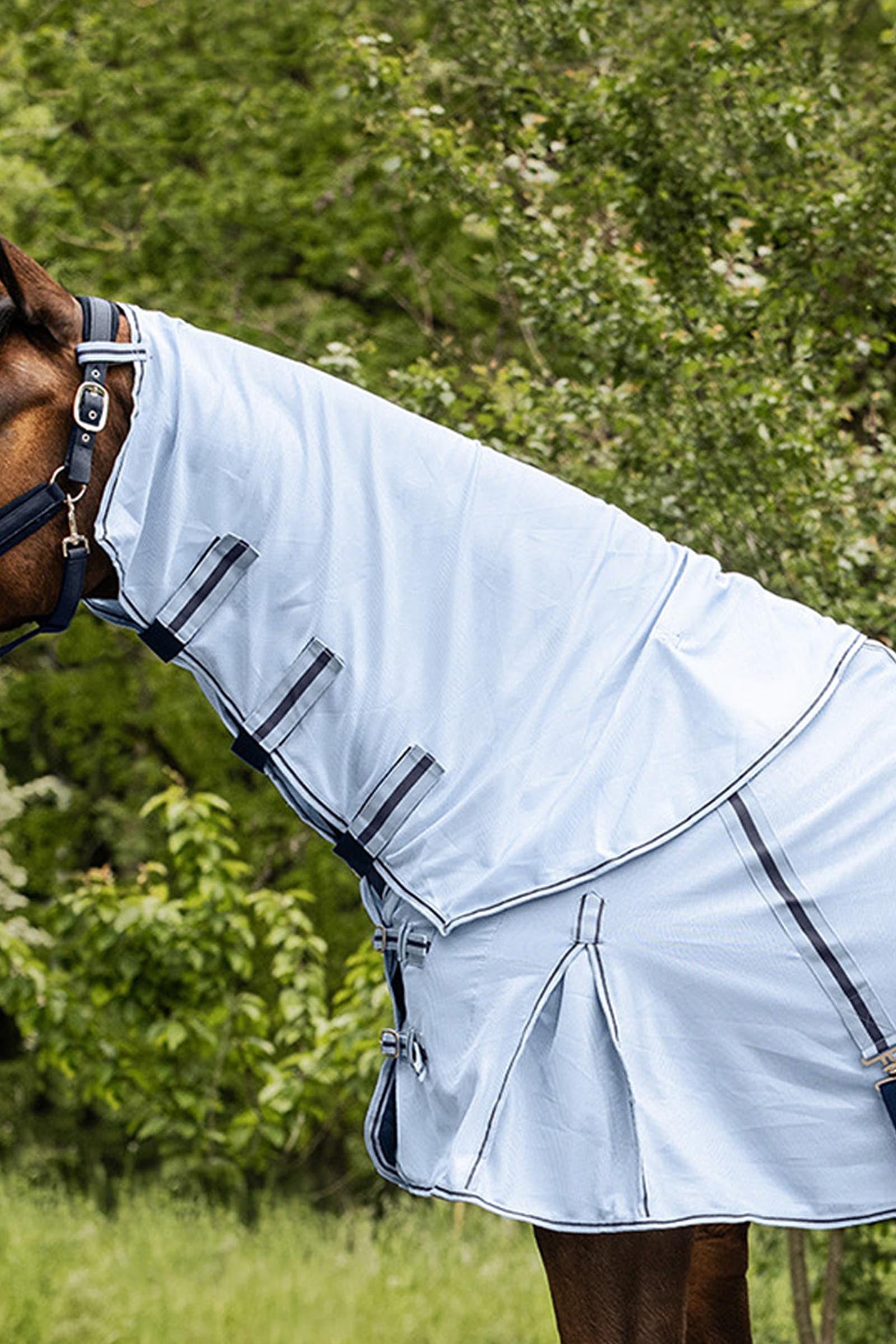 Waldhausen Protect Neck manta antimoscas con protección UV Mantas Caballo