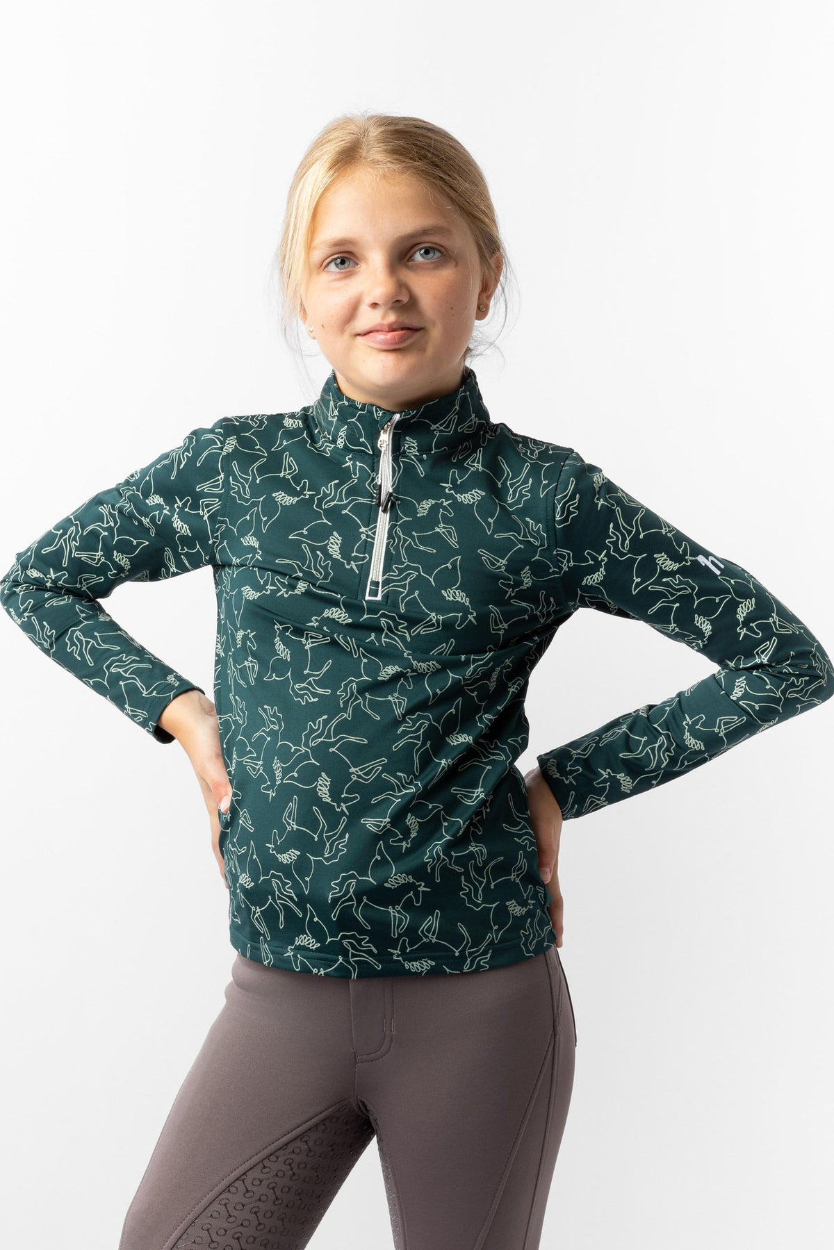 Horze Pegasus Camiseta de Entrenamiento para Niños Ropa Niños