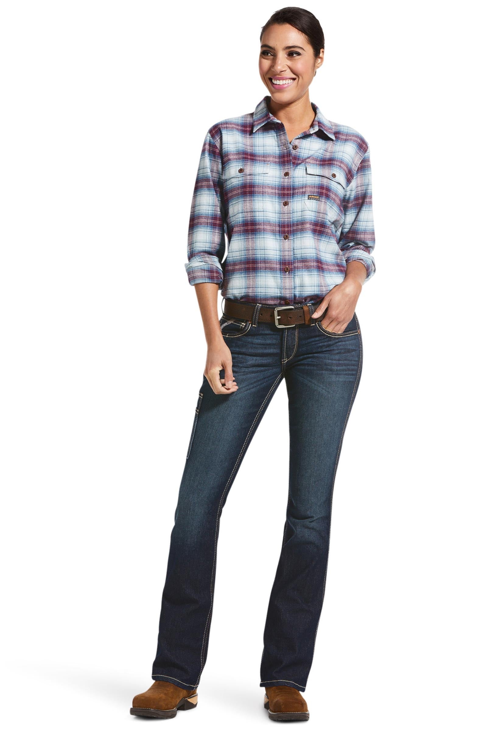 Ariat Women's Rebar MR DuraStretch Riveter Boot Cut Jean Womens Breeches