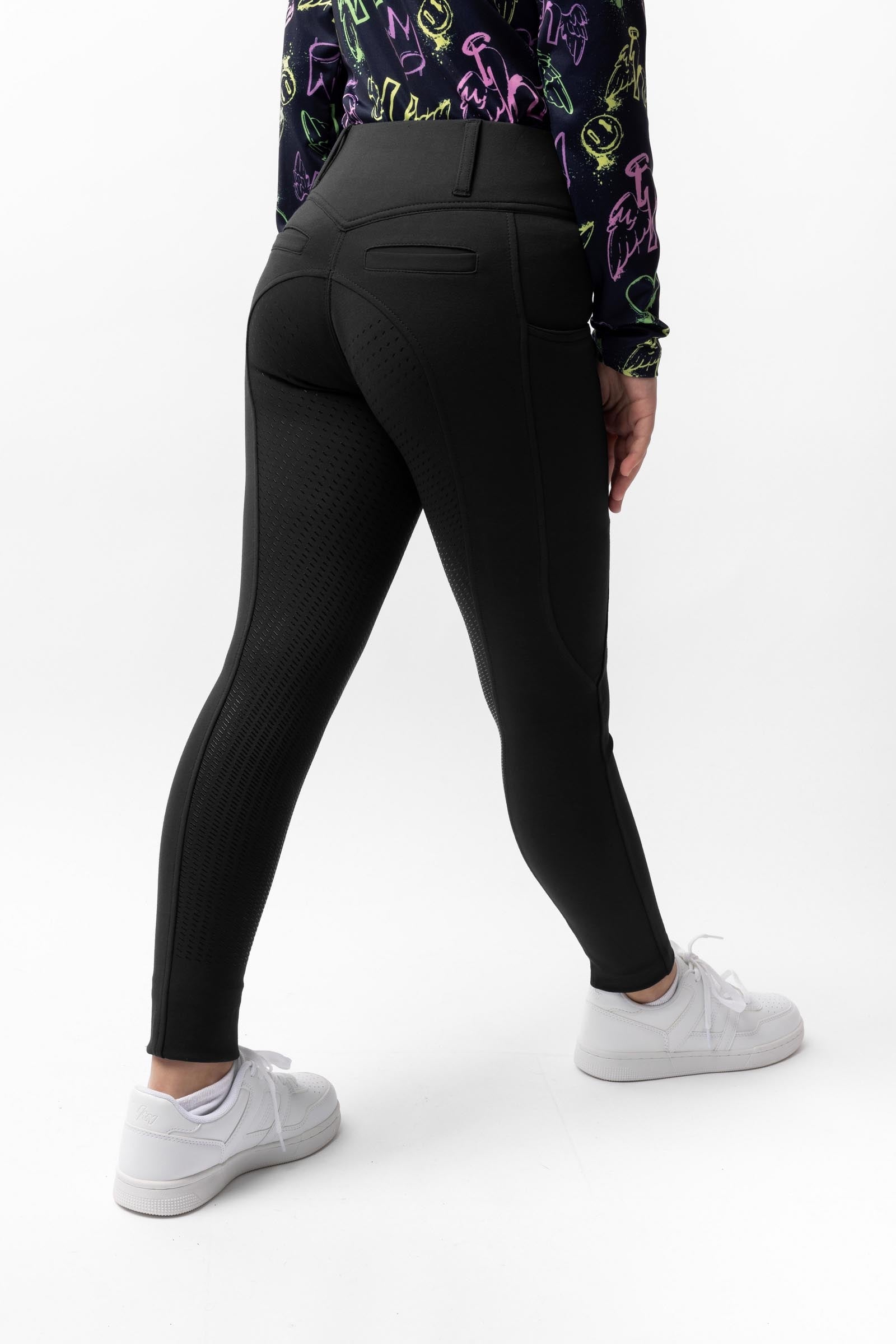 Horze Mira Pantalones de montar para niños con culera de silicona Ropa Niños