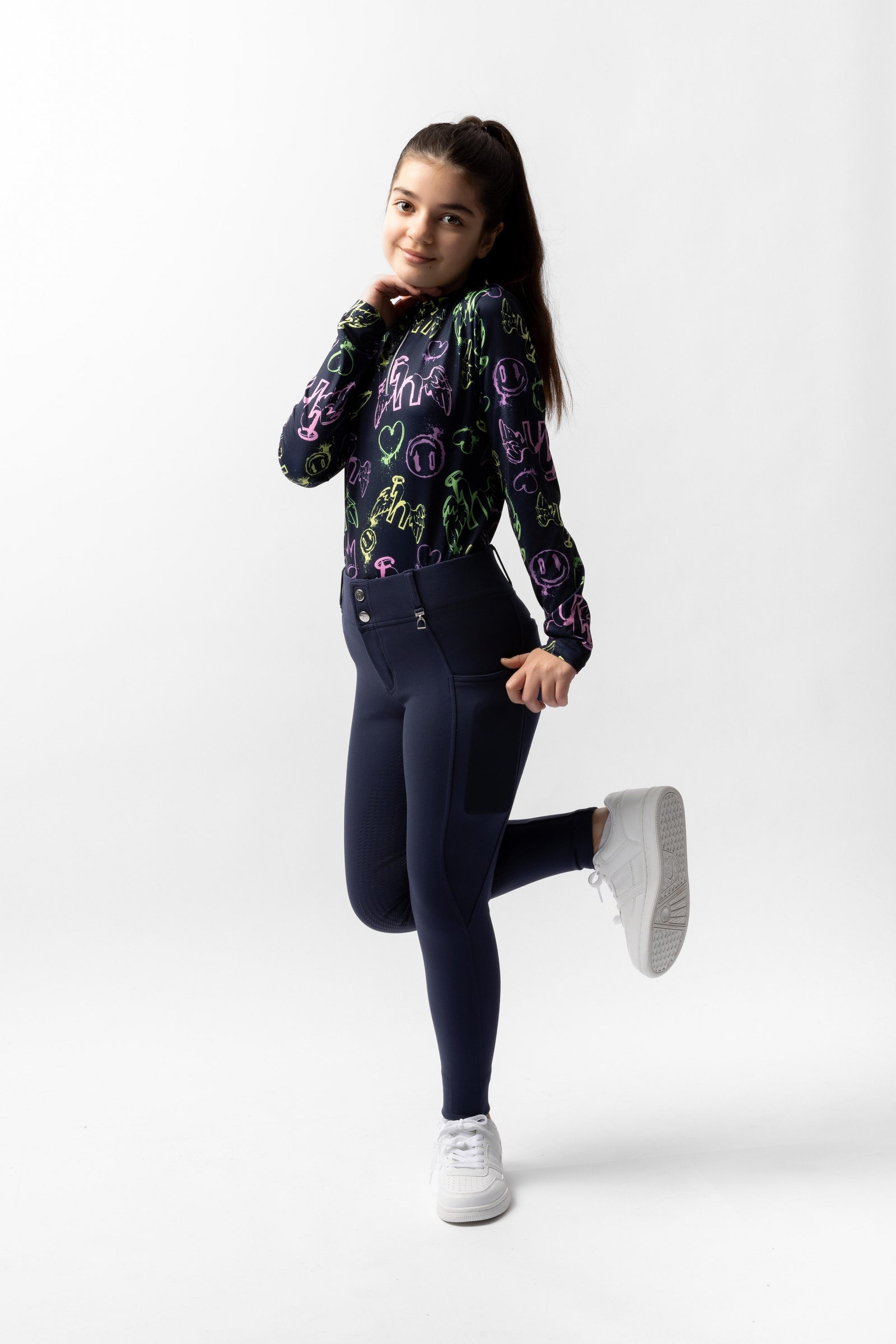 Horze Mira Kids´ Full Grip Breeches Kids Apparel