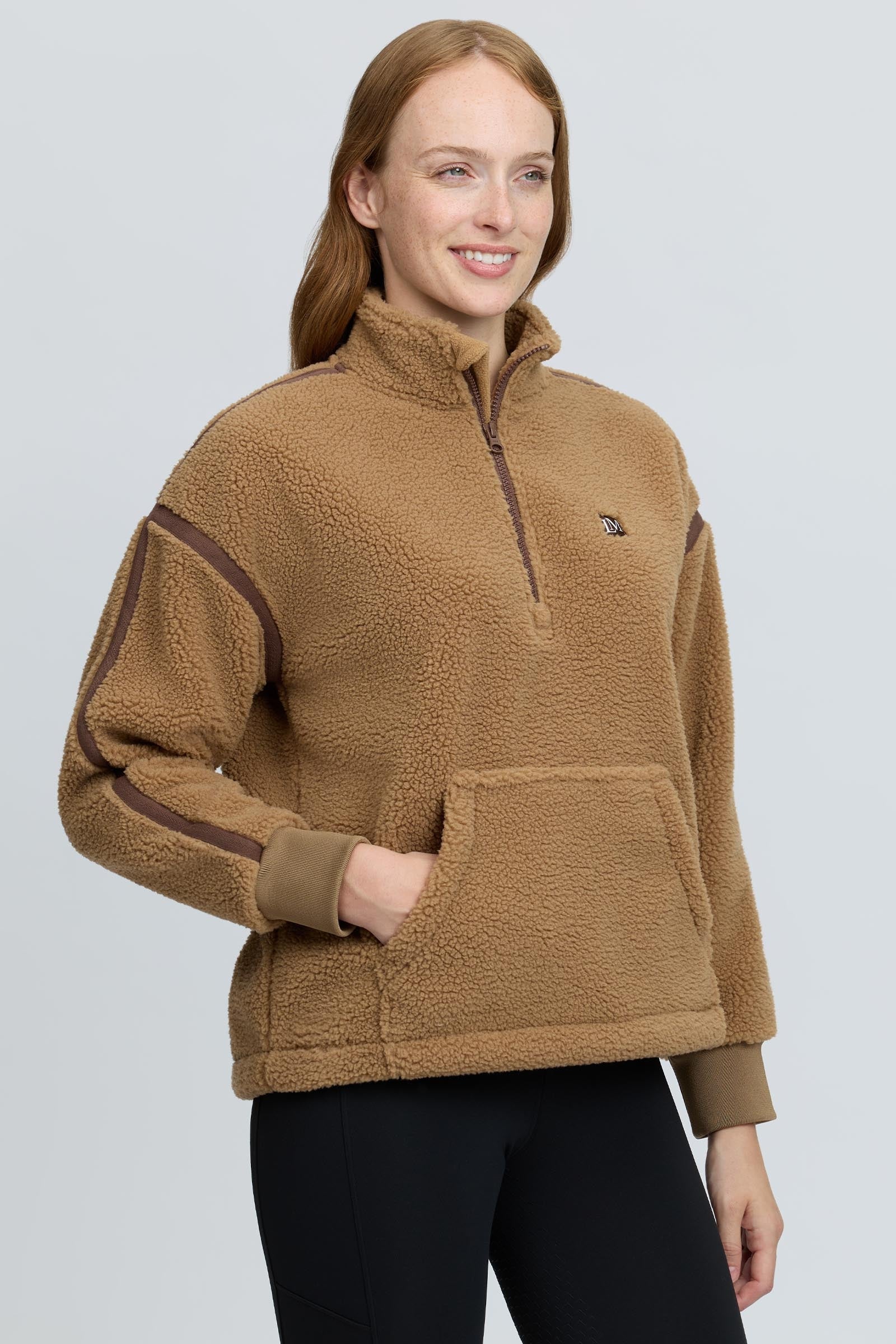 LeMieux Avery Women ´s Teddy Quarter Zip Fleece Sweater Women’s Riding Clothing