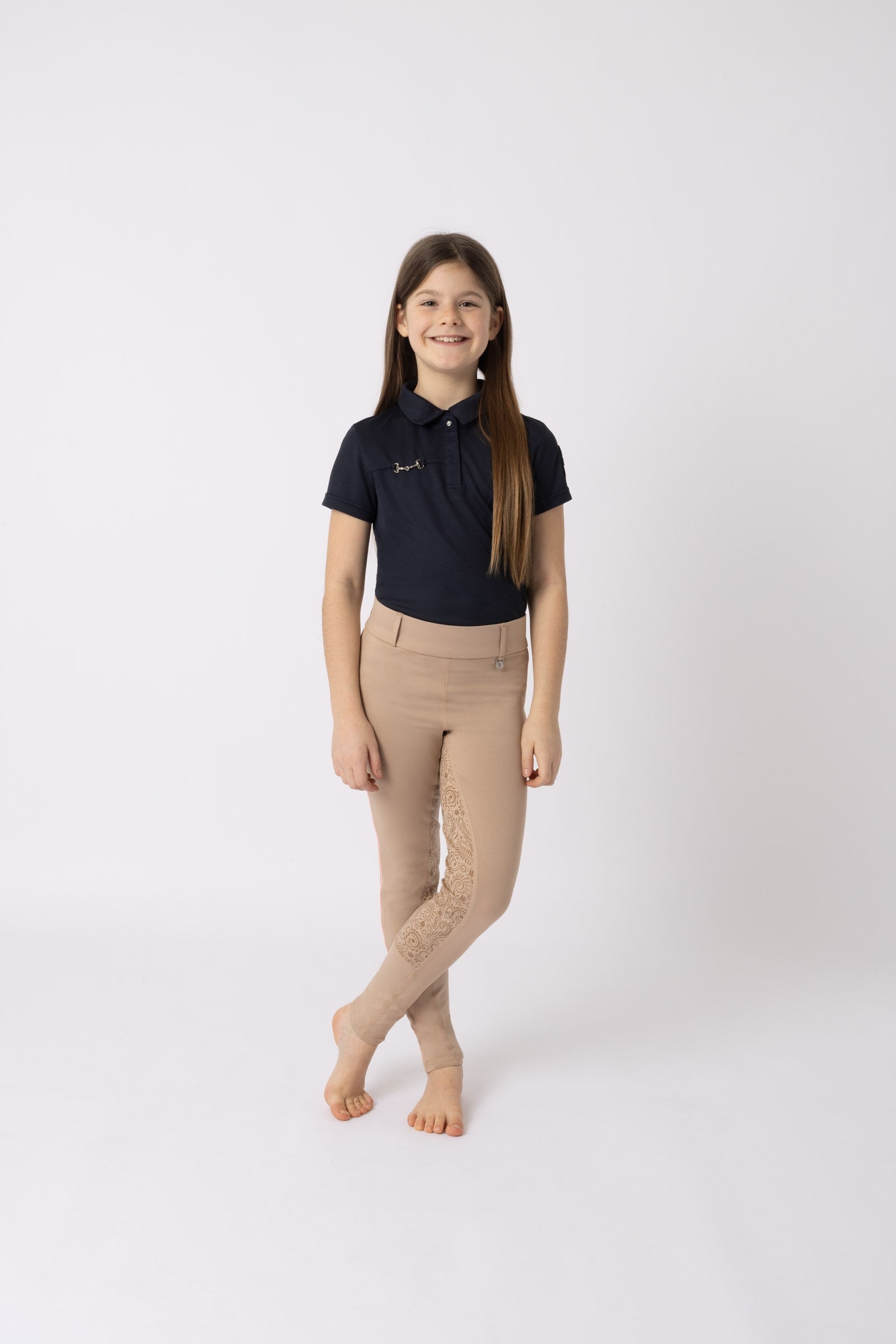 Horze Suna Kids' Full Grip Tights Kids Apparel