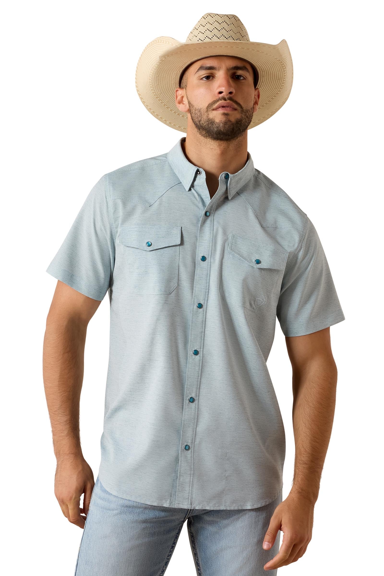Ariat Men's VentTEK Western Fitted Shirt Ropa Hombres