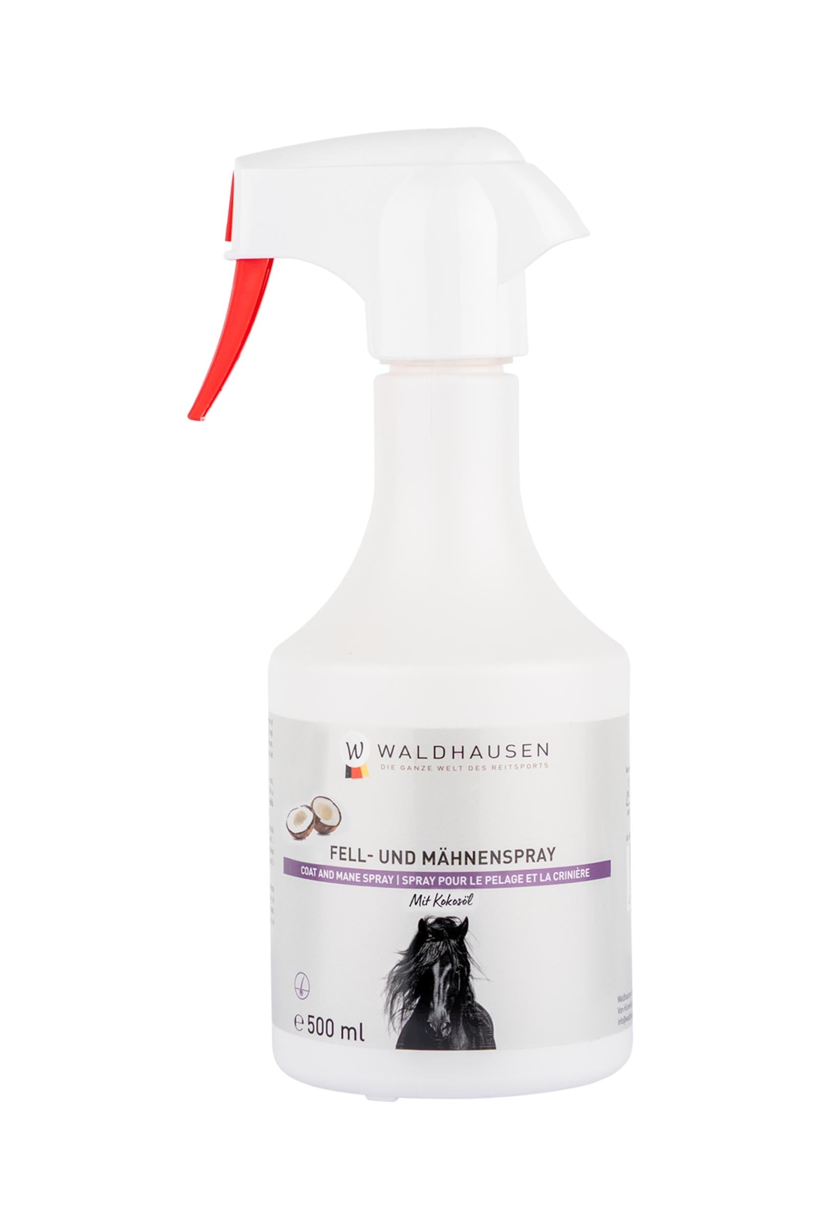 Waldhausen spray para pelaje y melena con aceite de coco, 500 ml Cuidado Salud