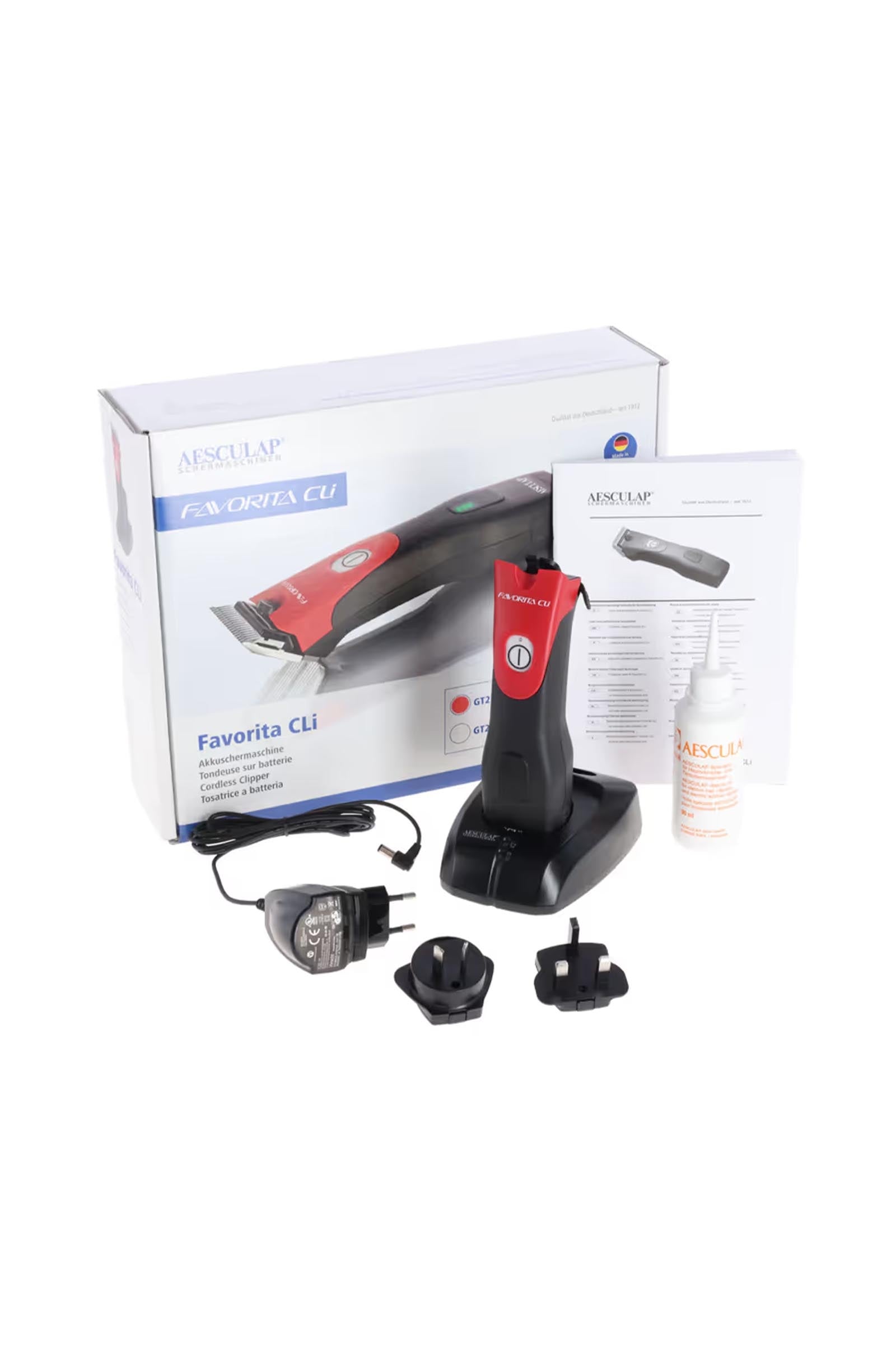Aesculap Favorita CLi Clipper, cordless (incl. 1 battery) Horse Clipping & Trimming Tools
