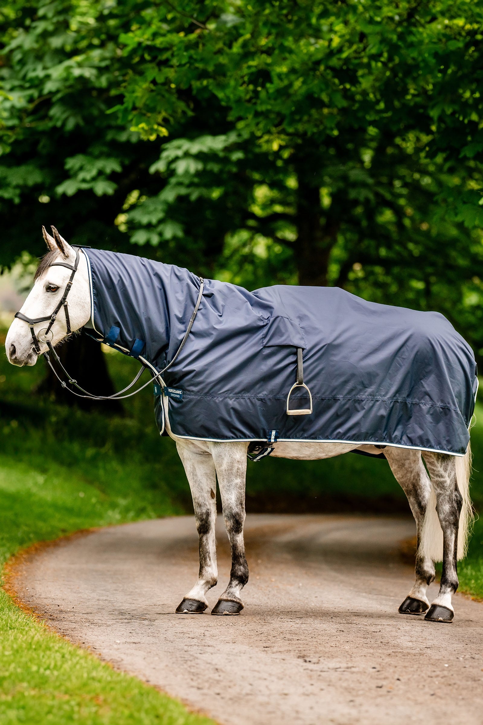 Horseware Newmarket Manta impermeable Mack con forro polar Mantas Caballo