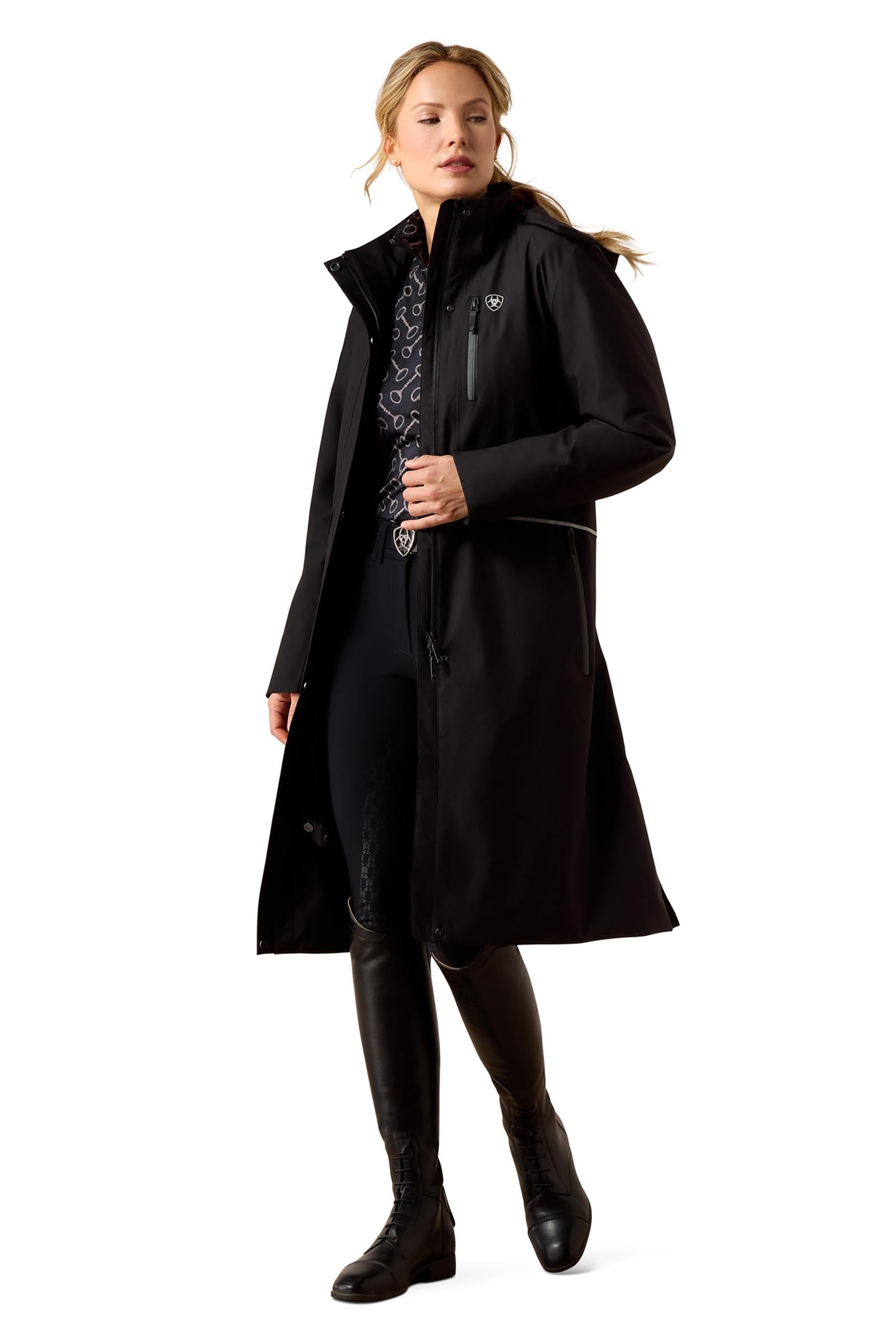 Ariat Mujer Abrigo impermeable Long Rider Ropa Mujer