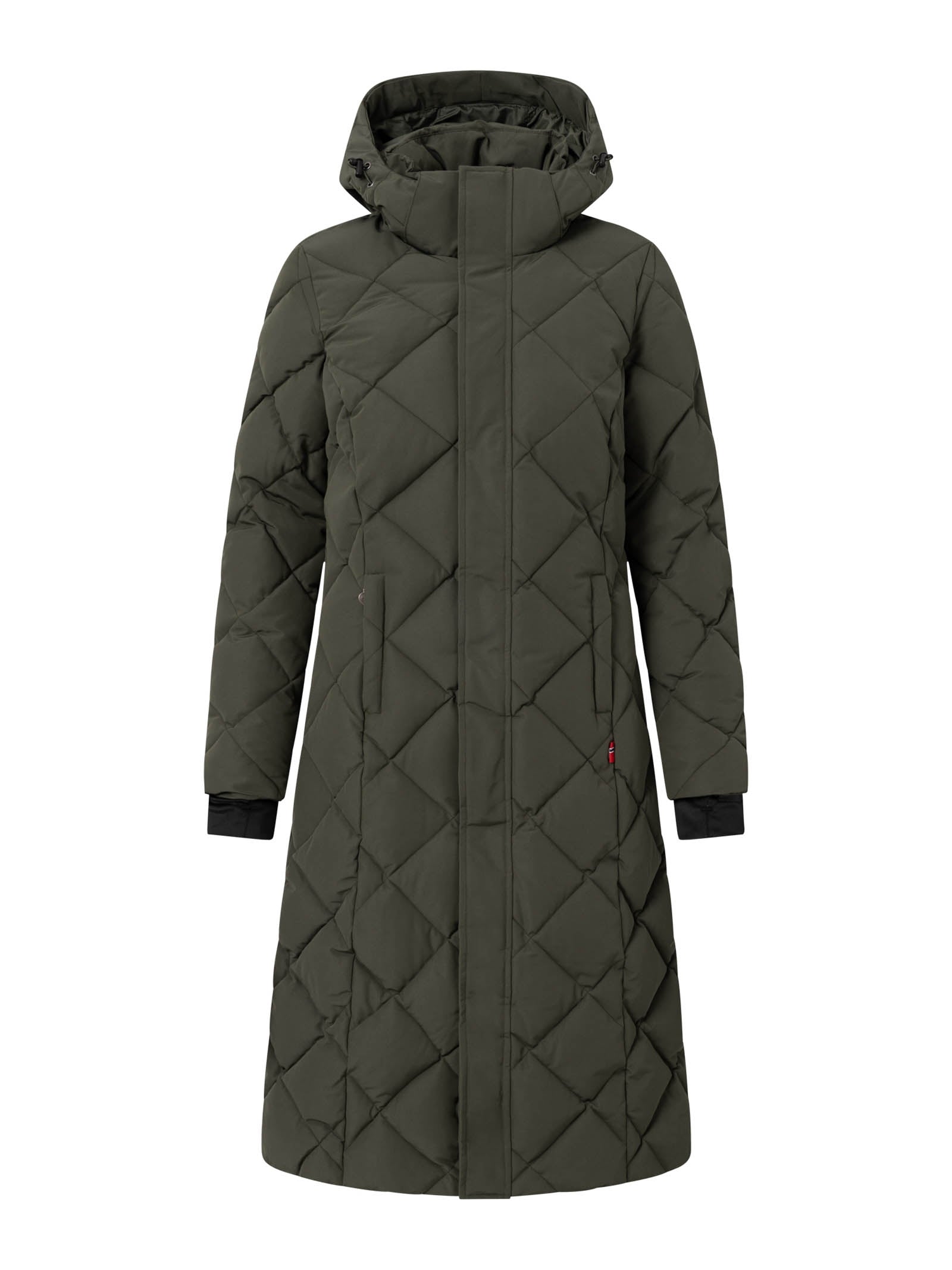 B Vertigo Gem Waxy Women's Padded Long Coat Women’s Riding Clothing