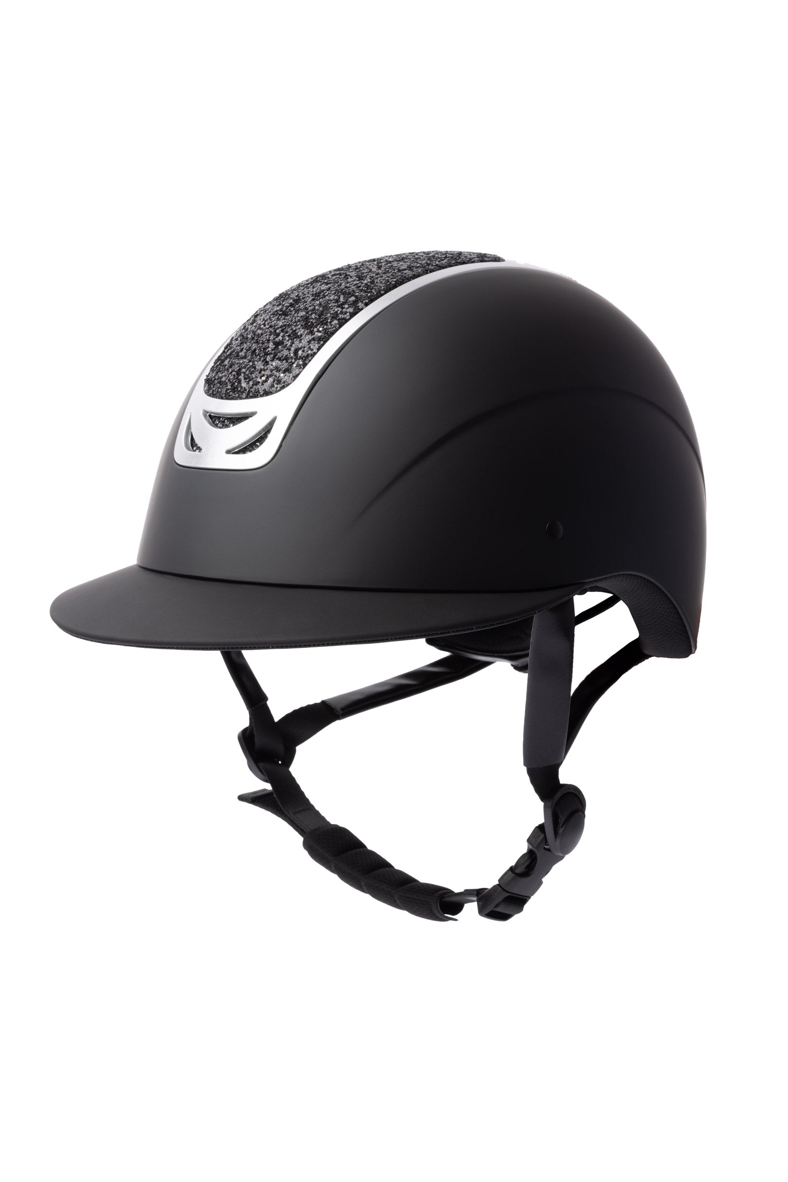 Horze Arix II Casco de equitación con adorno de cristal Equipamiento Seguridad