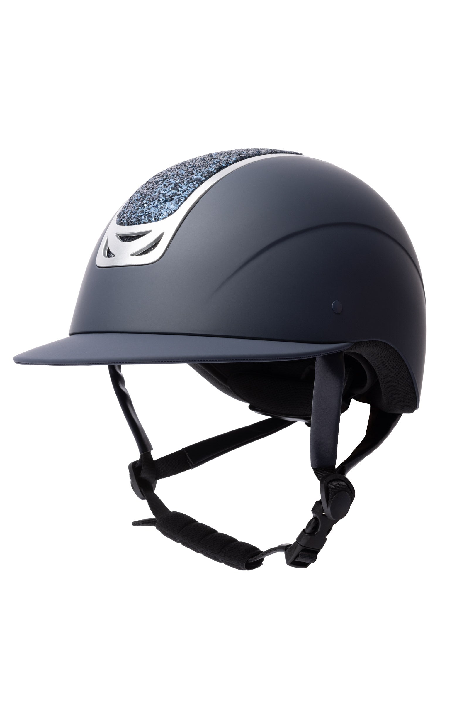 Horze Arix II Casco de equitación con adorno de cristal Equipamiento Seguridad
