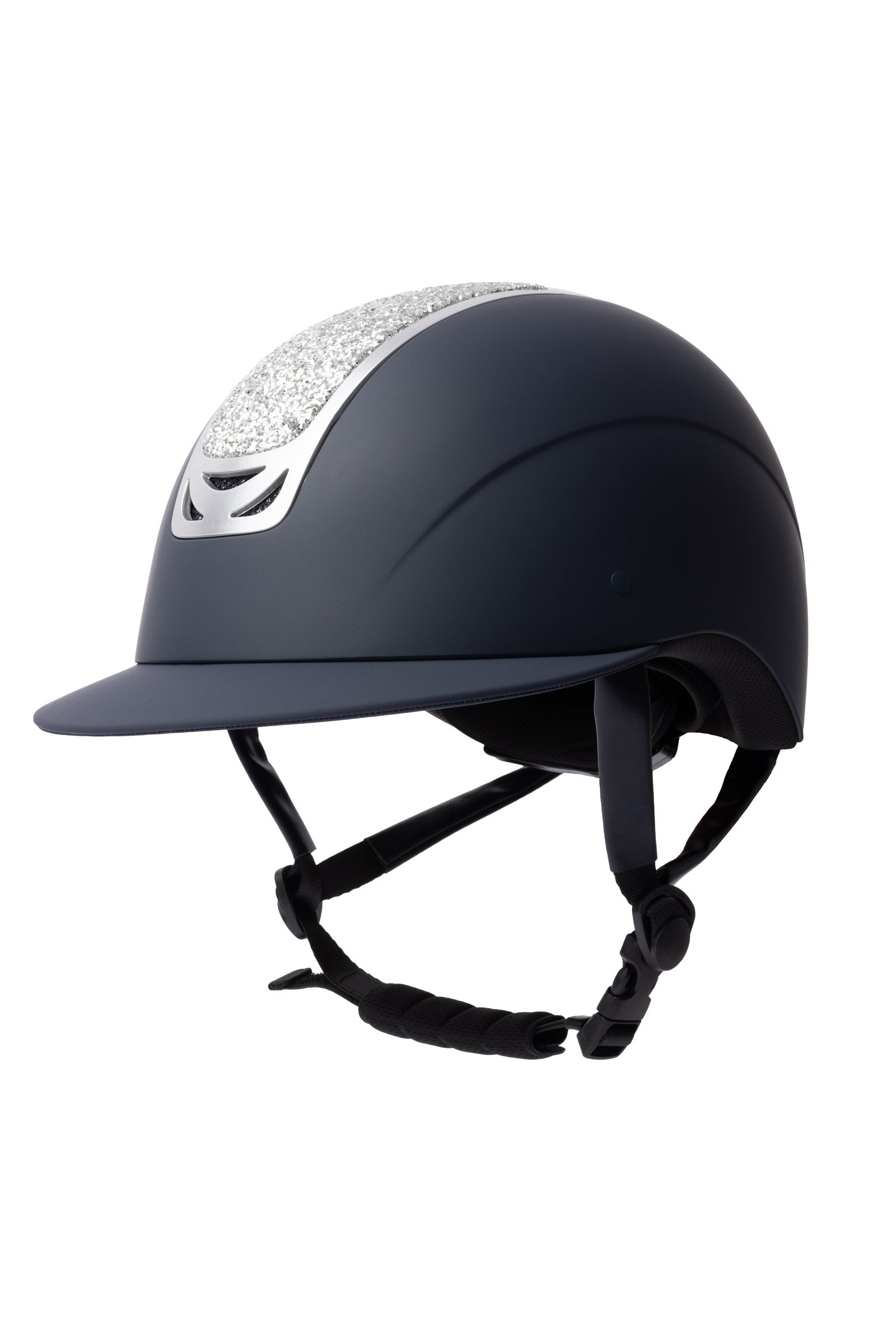 Horze Arix II Casco de equitación con adorno de cristal Equipamiento Seguridad