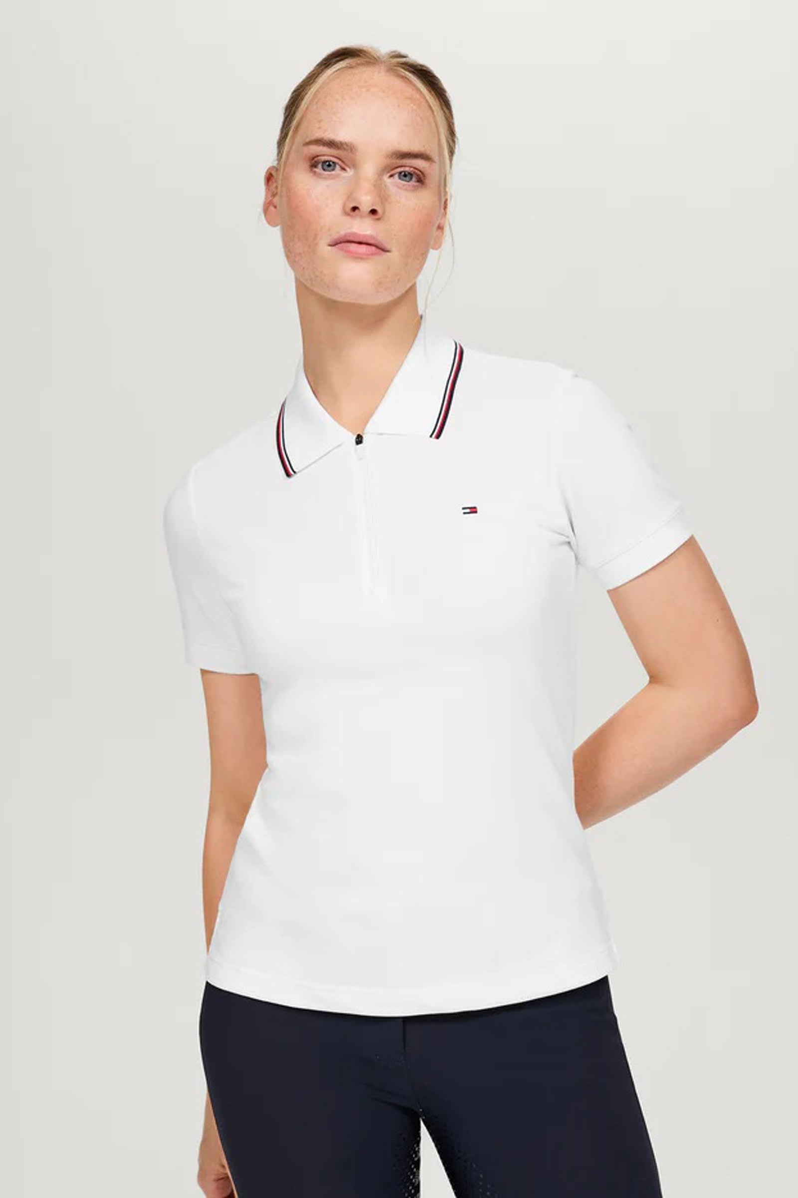 Tommy Hilfiger Equestrian Camden polo con cremallera para mujer Ropa Mujer