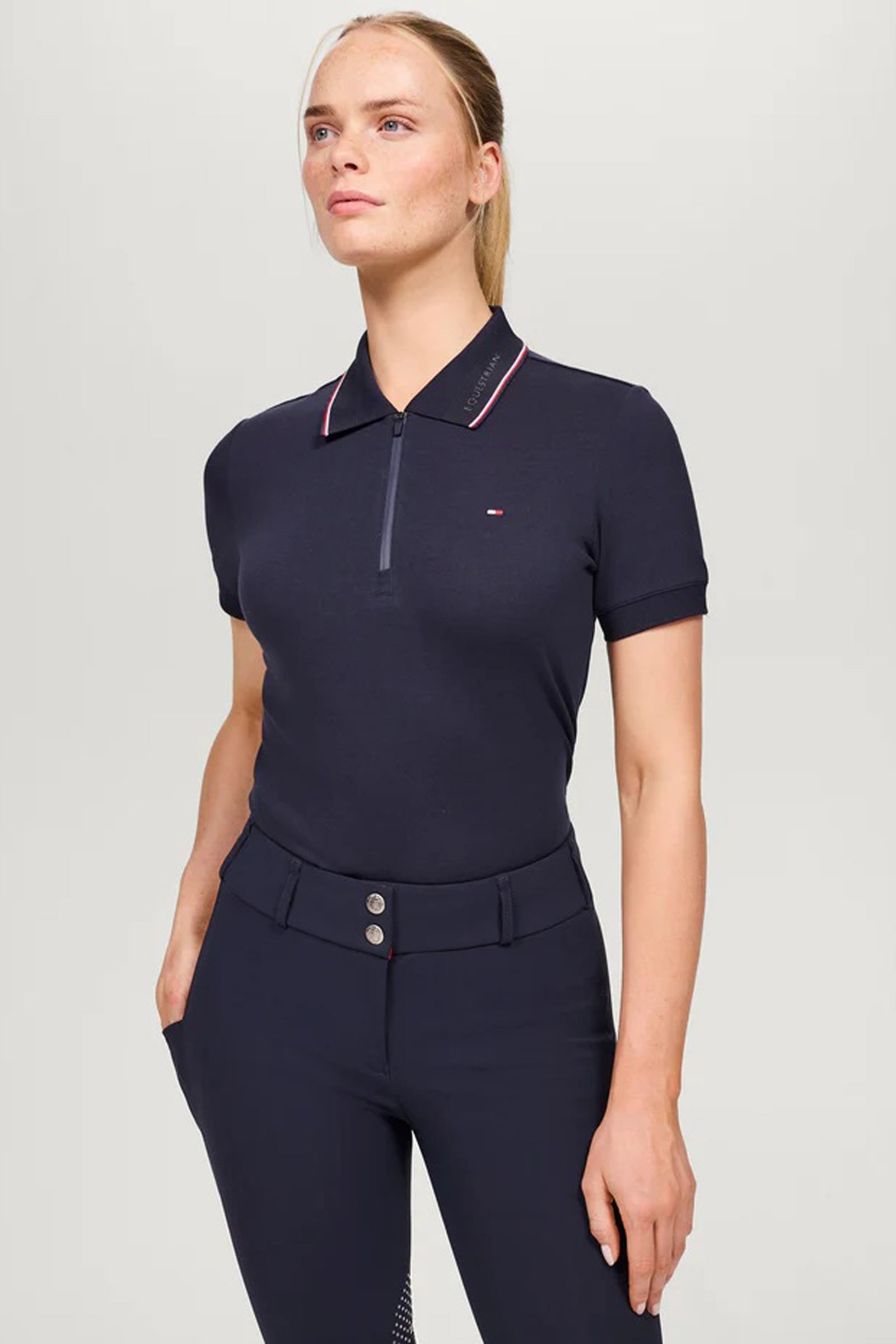 Tommy Hilfiger Equestrian Camden polo con cremallera para mujer Ropa Mujer