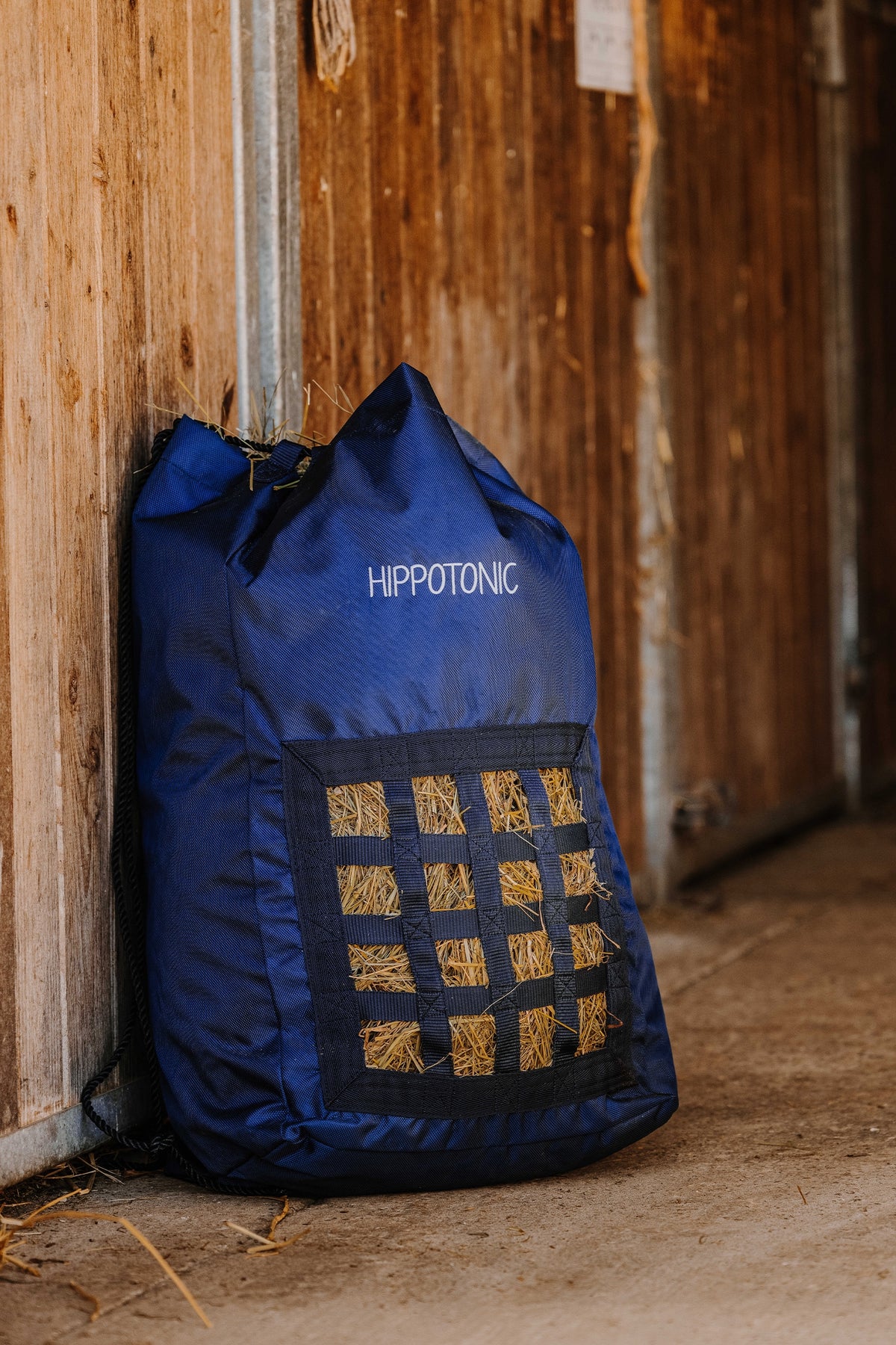 HIPPOTONIC Bolsa de red para heno rectangular (80 x 65 cm) Alimentación & Dar de Beber