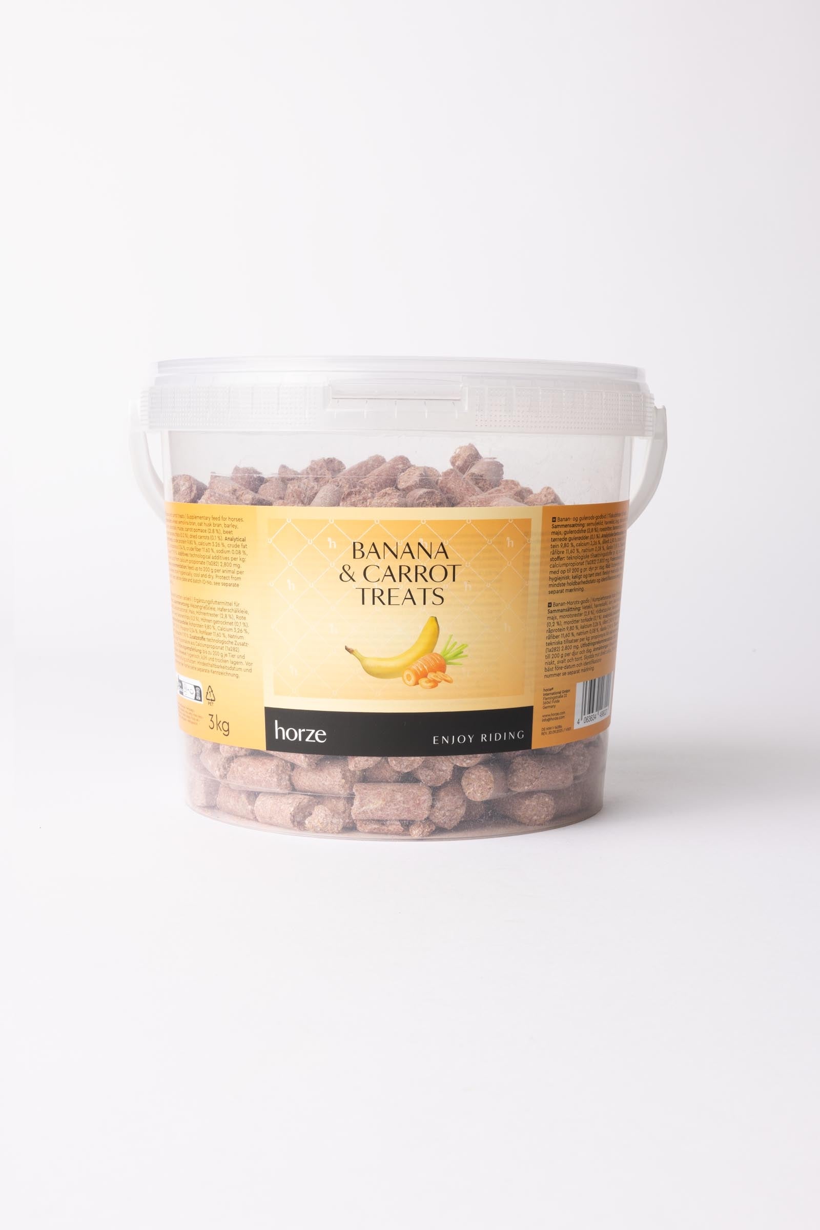 Horze Galletas Banana & Zanahoria, 3 kg Horse Feed & Nutrition