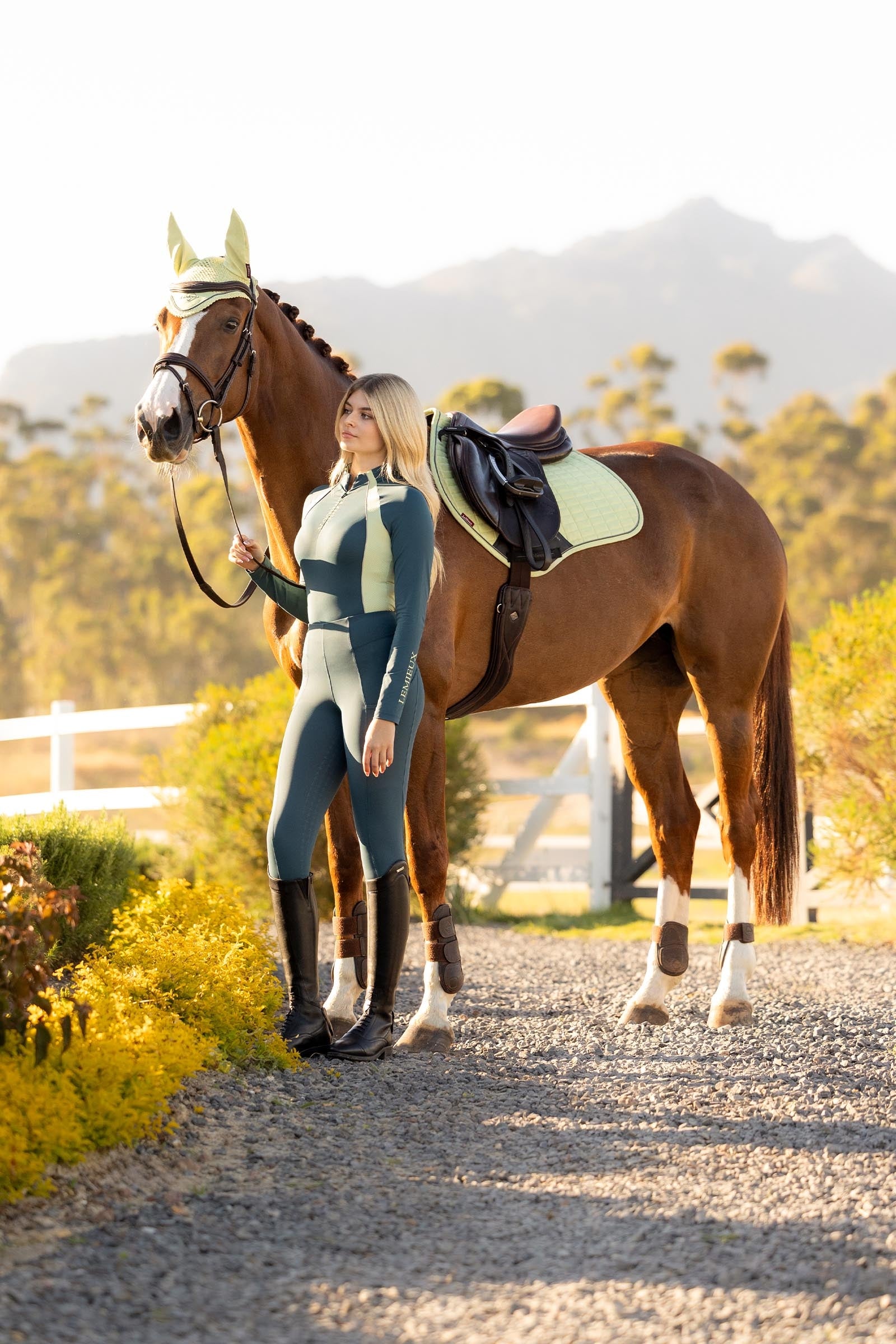 LeMieux Suede Close Contact Saddle Pad Saddle Pads