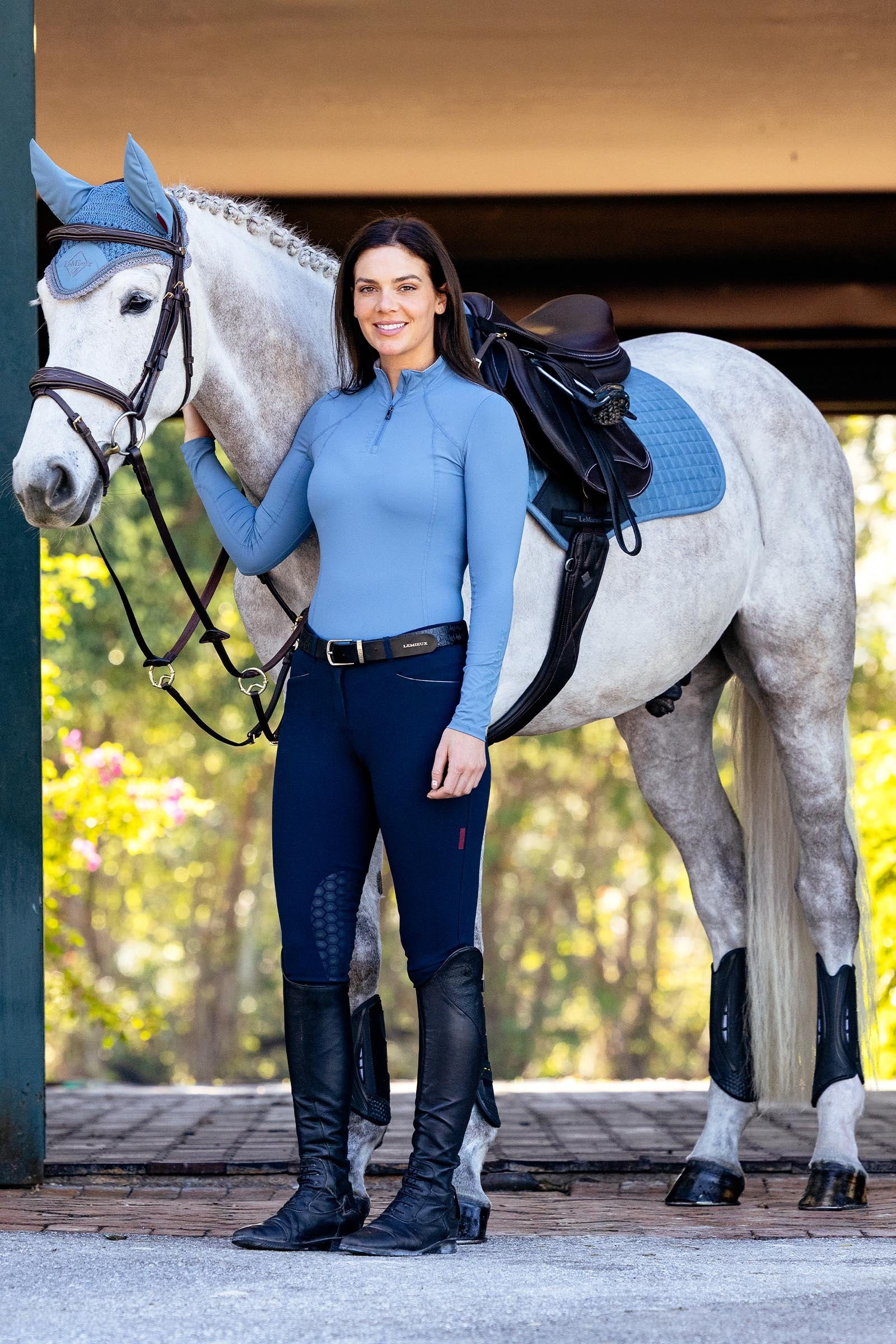 LeMieux Suede Close Contact Saddle Pad Saddle Pads