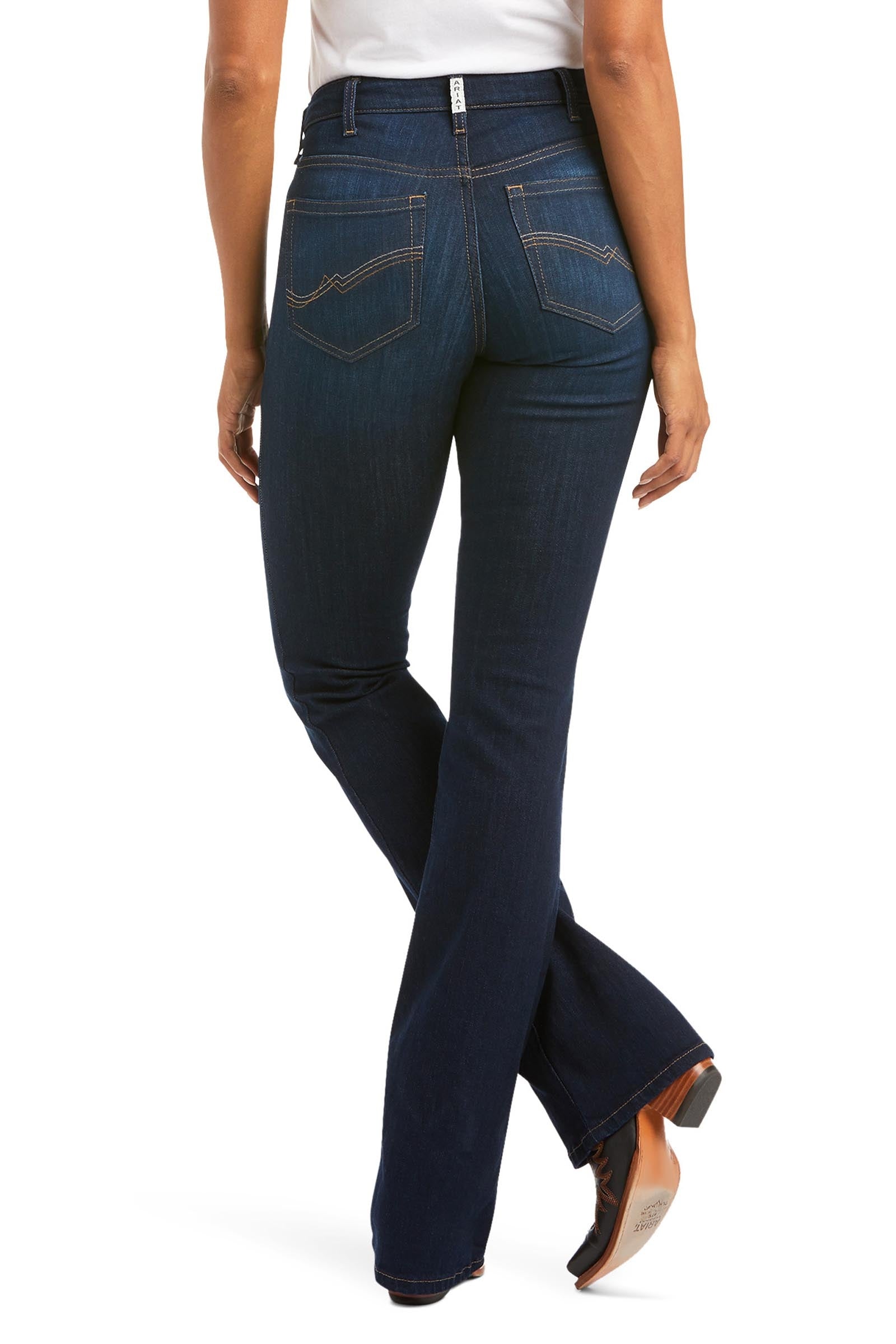 Ariat Real High Rise Ballary Boots Cut Women's Jeans Womens Breeches