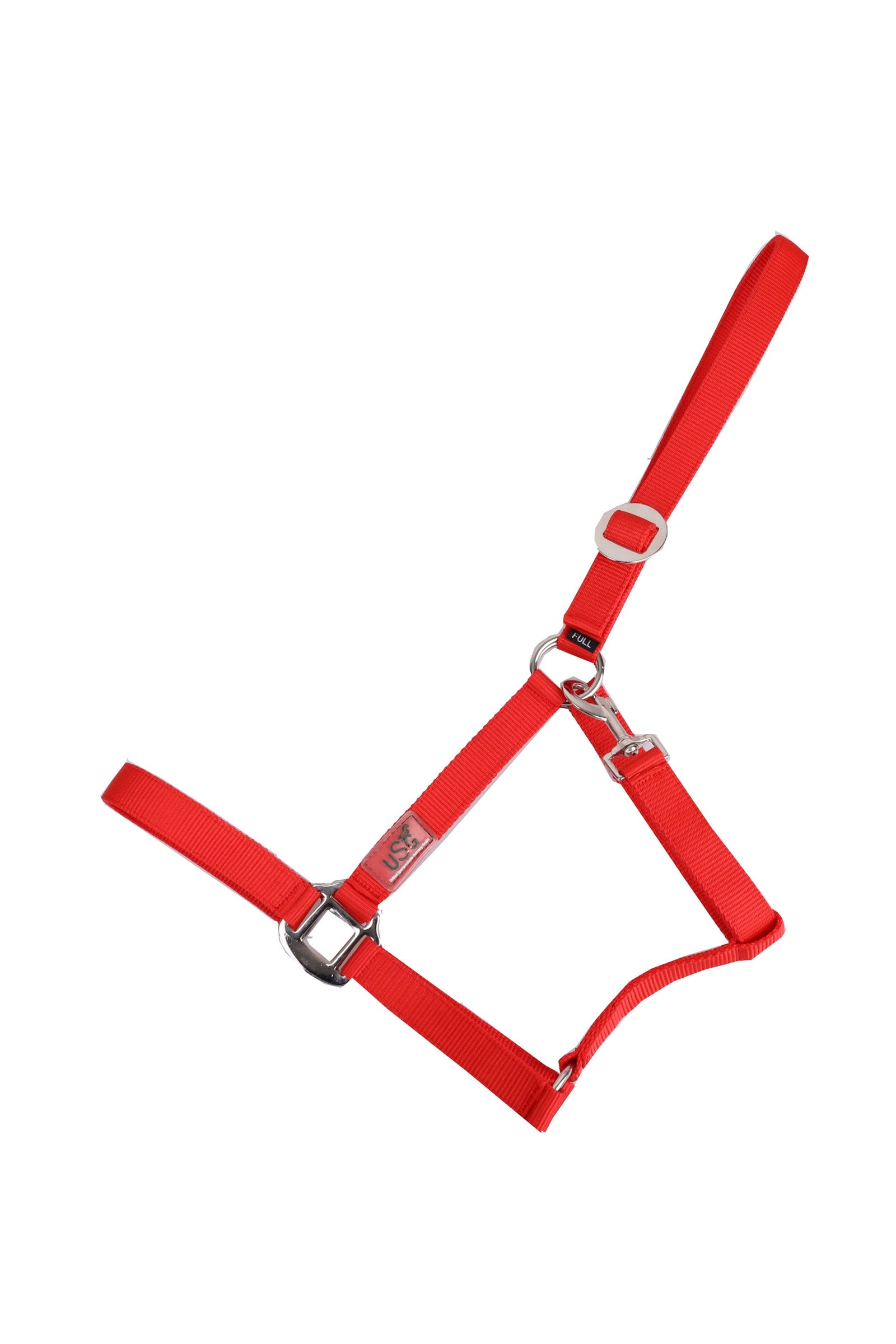USG cabezada Basic con herrajes plateados Cabezadas de cuadra & Ramales