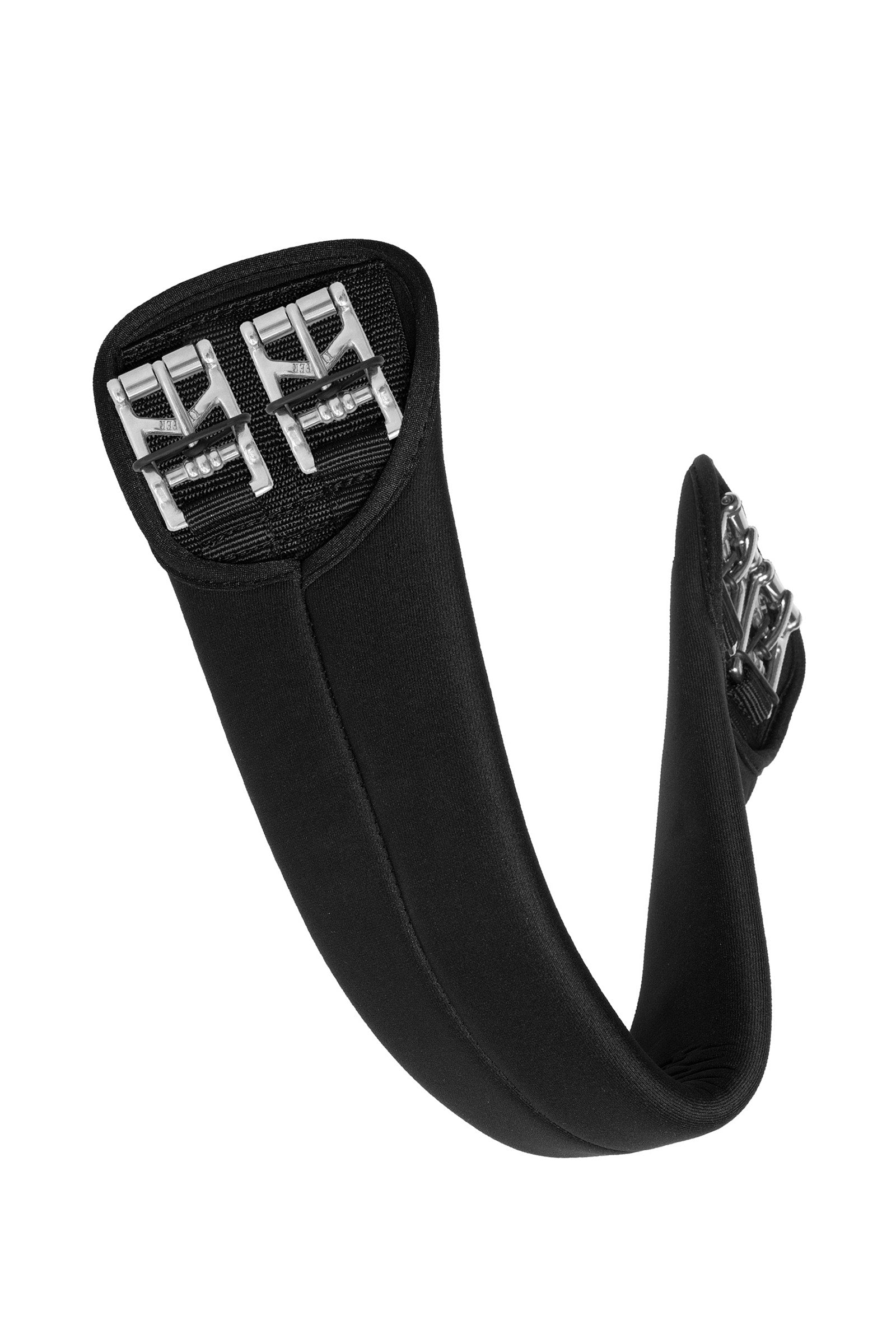 Kieffer KIEFFERPREN cincha corta sin inserciones elásticas, hebillas de rodillo con banda de elastómero Monturas & Cinchas