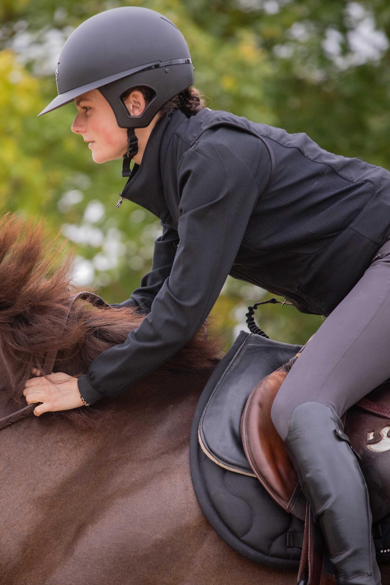 PENELOPE Riding Helmet Long Peak Safety Equipment