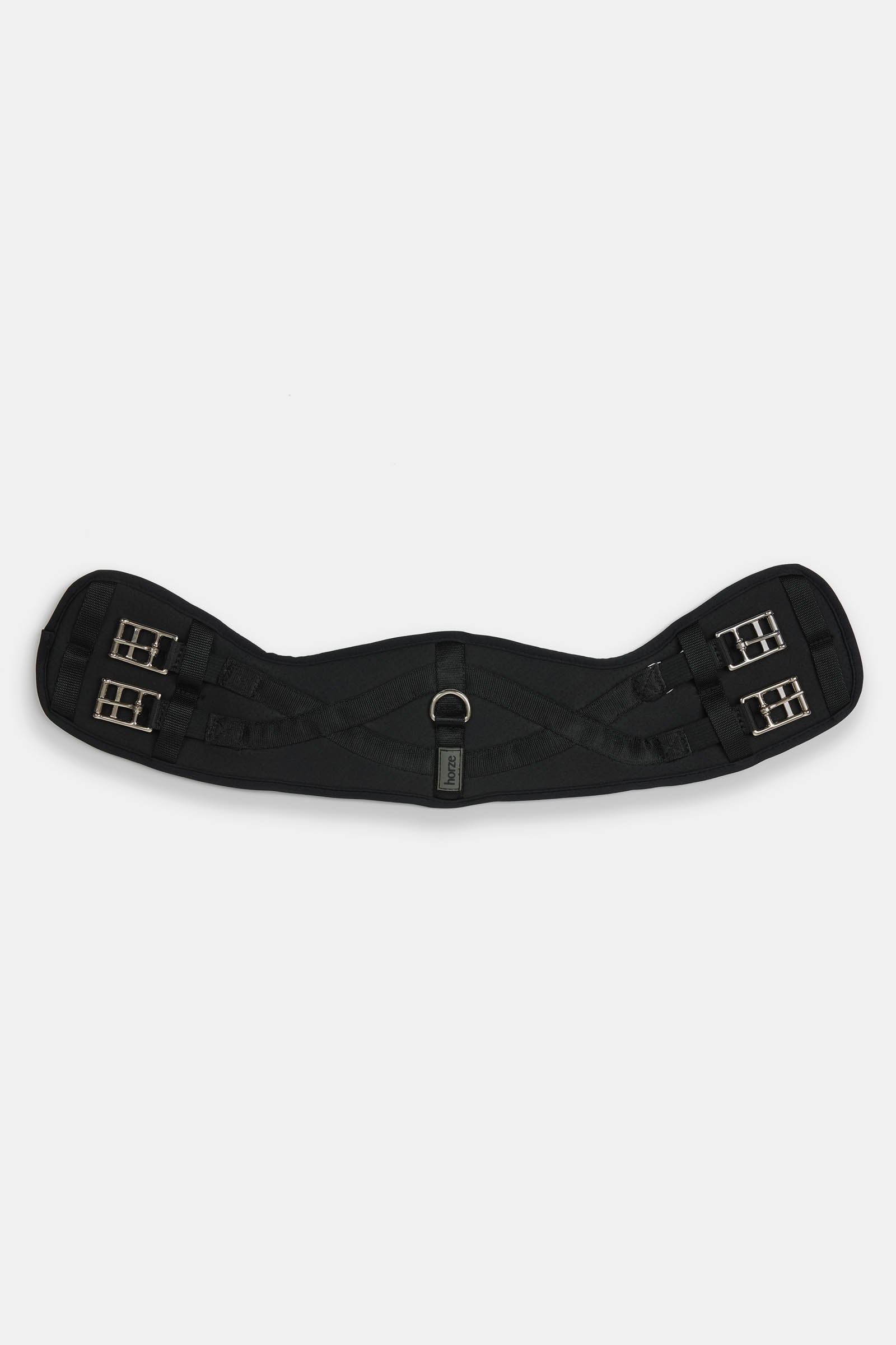 Horze Crescent Shaped Neoprene Girth Saddles, Girths & Stirrups