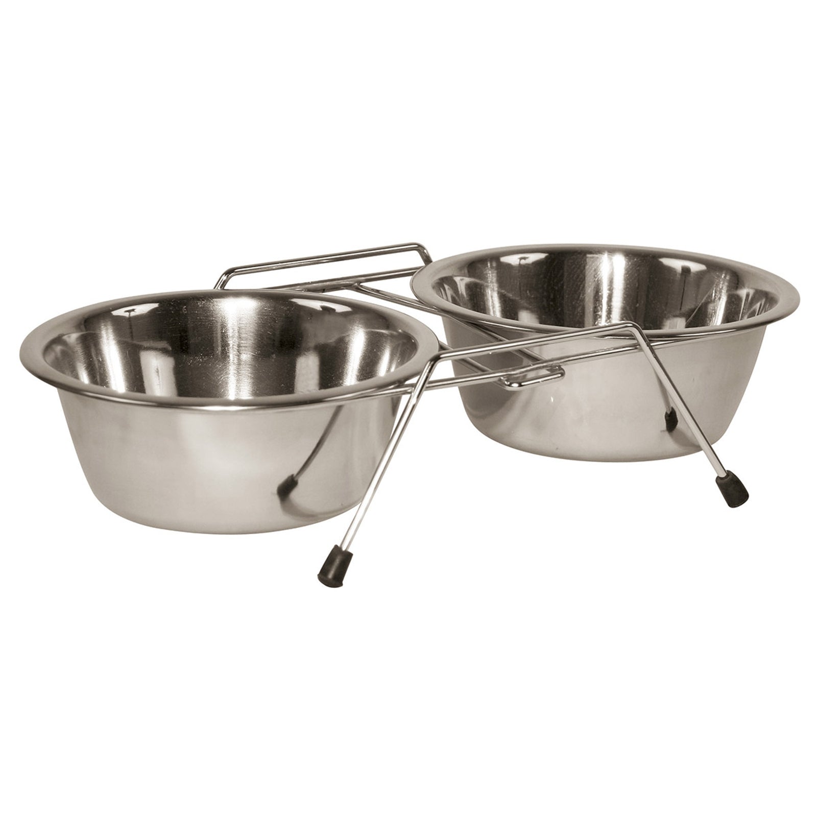 Kerbl Metal twin feeder incl. 2x450 Perro