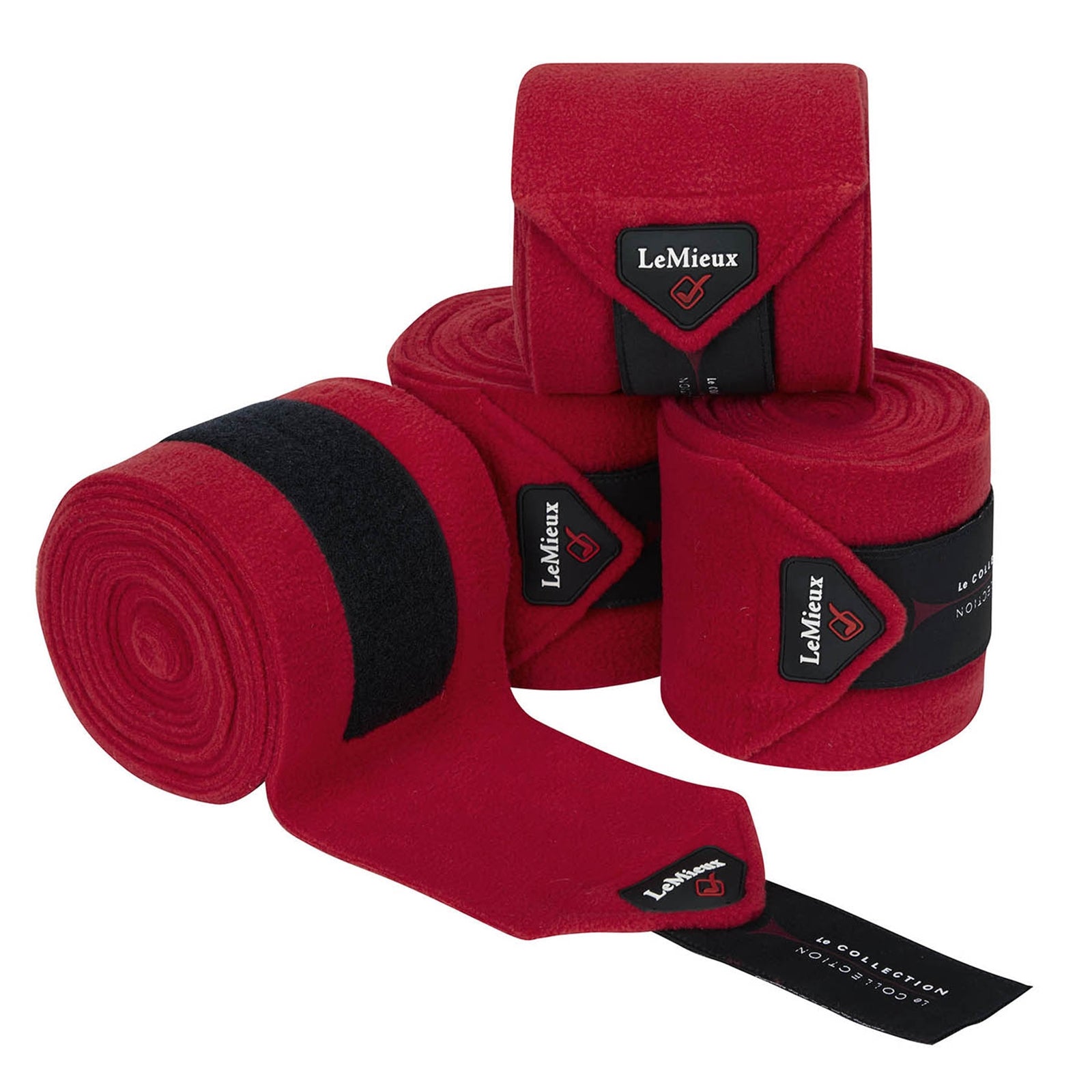 LeMieux Vendas de Polo Luxury, conjunto de 4 Leg Protection & Hoof Protection for Horses