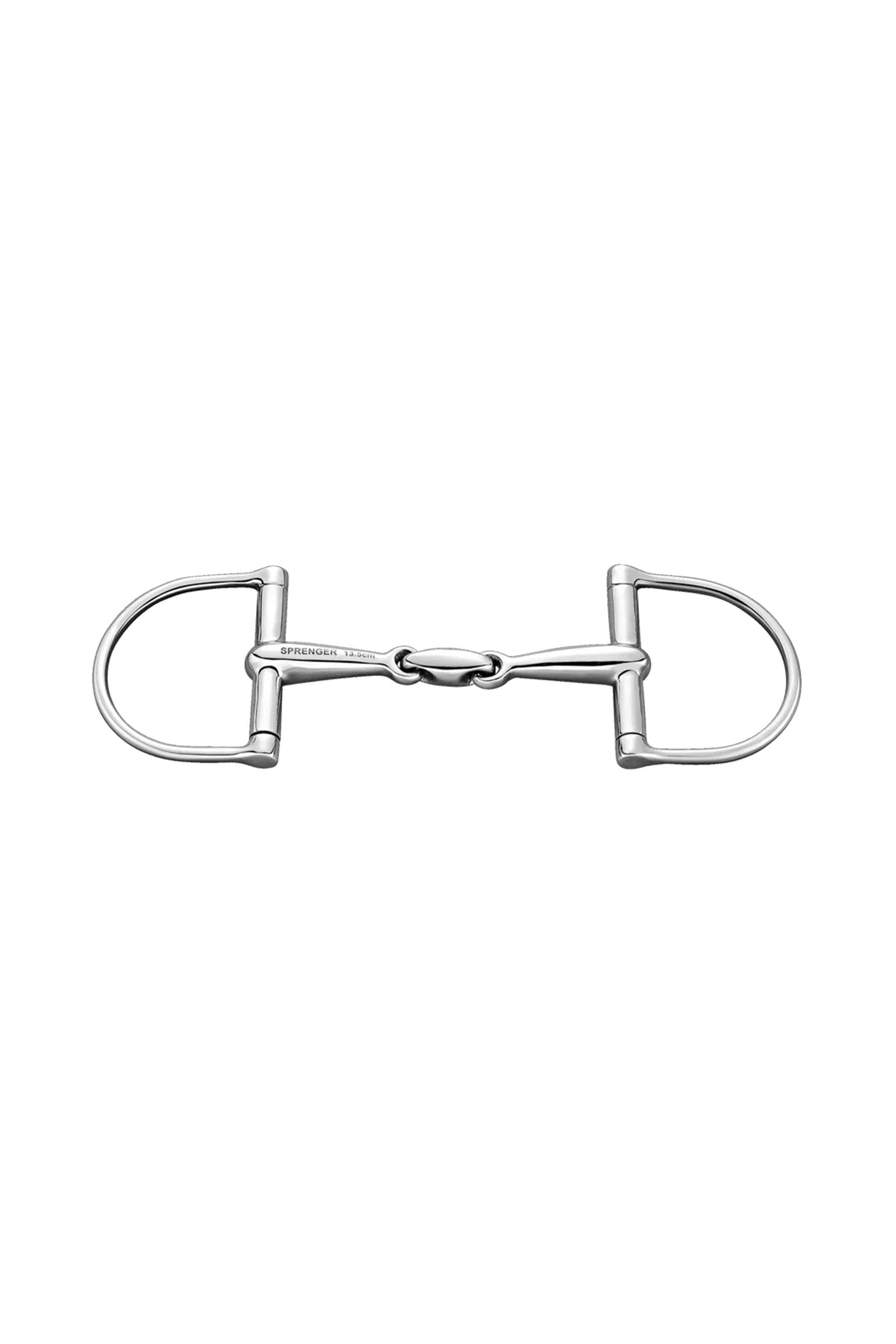 Sprenger Bocado D, doble articulación, 16 mm, acero inoxidable Filetes y Bocados