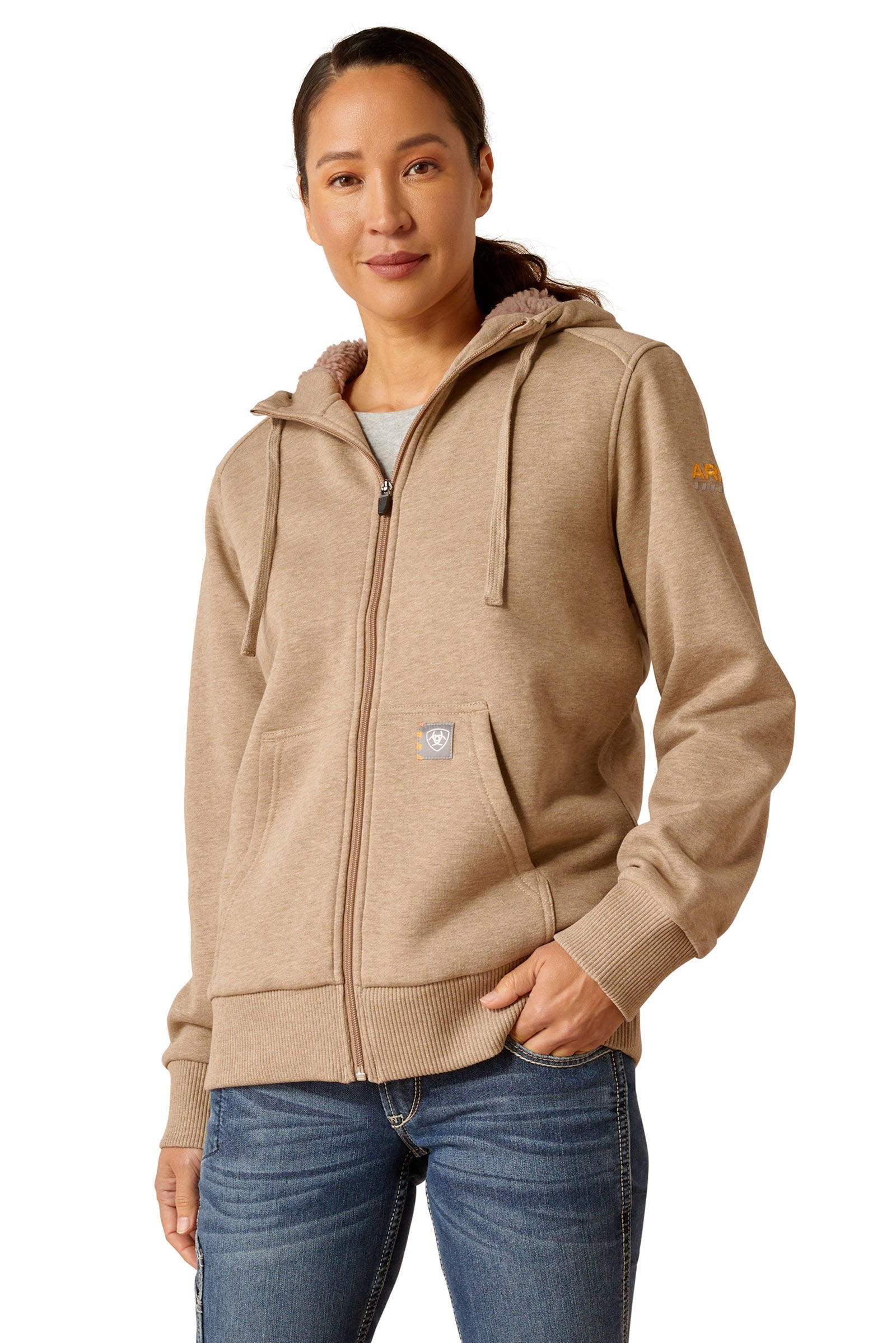Ariat Rebar All-Weather Sherpa Sudadera con cremallera Ropa Mujer