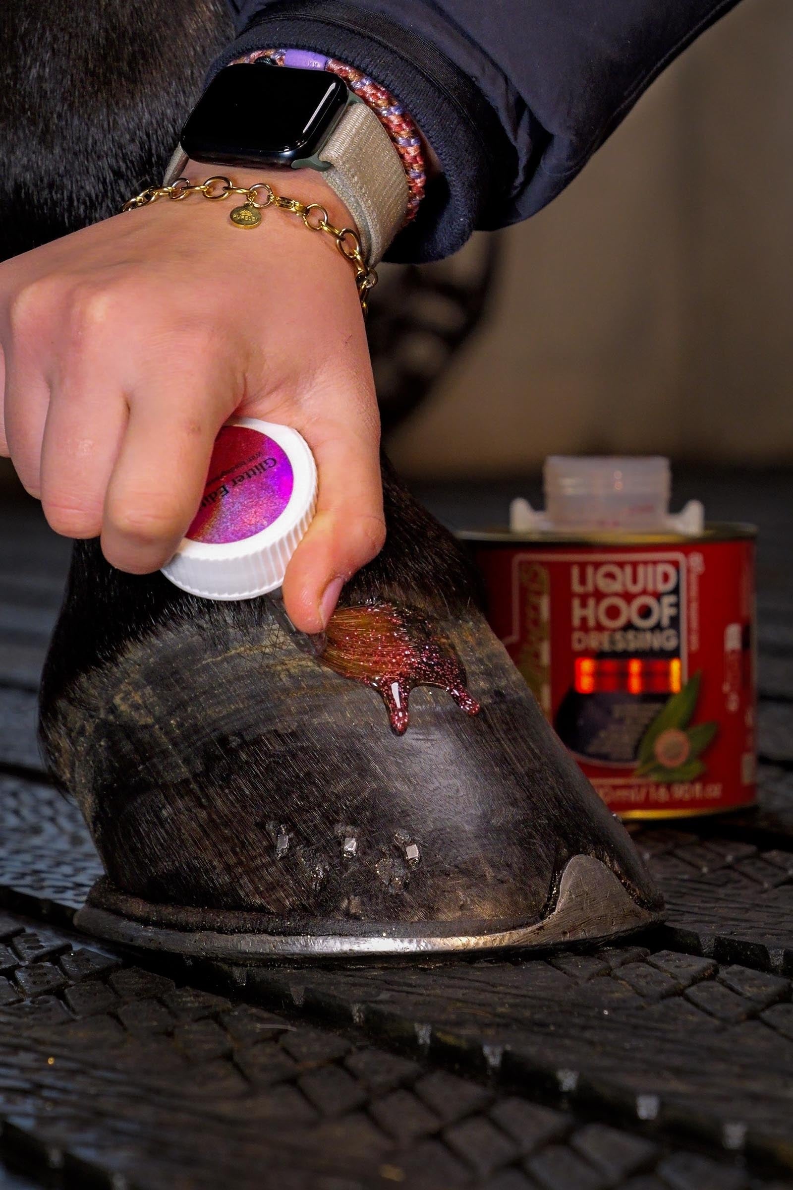 Kevin Bacon´s Kevin Bacon's Liquid Hoof Dressing Glitter Edition, 500 ml Horse Health Care