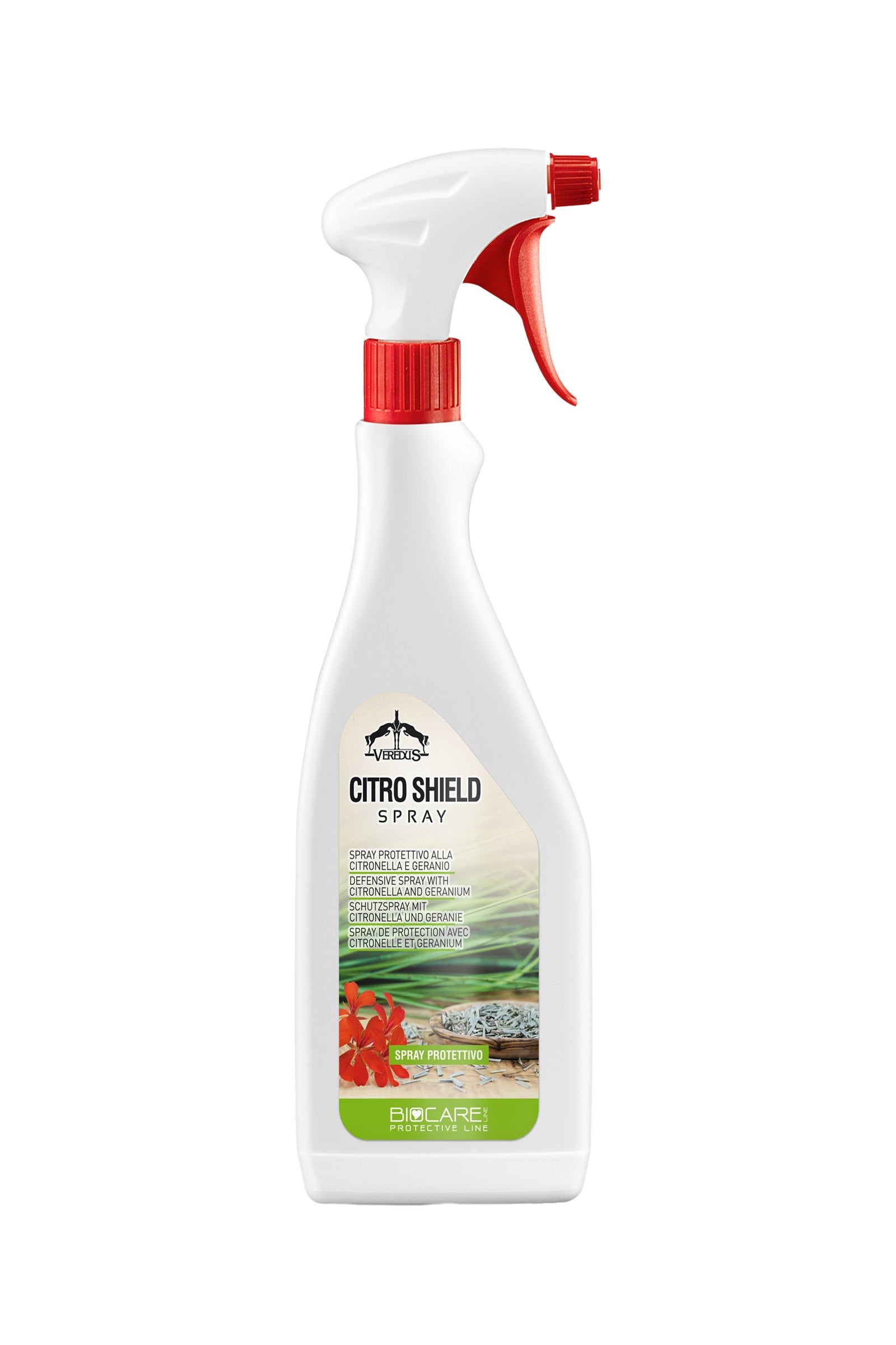 Veredus Citro Shield spray repelente de insectos, 500ml Protección Antimoscas para Caballos