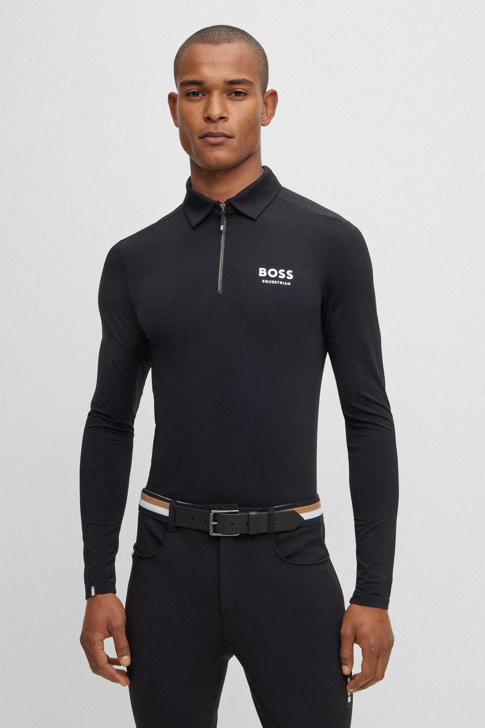 Boss Polo de entrenamiento Elton Signature Stripe para hombre Ropa Hombres