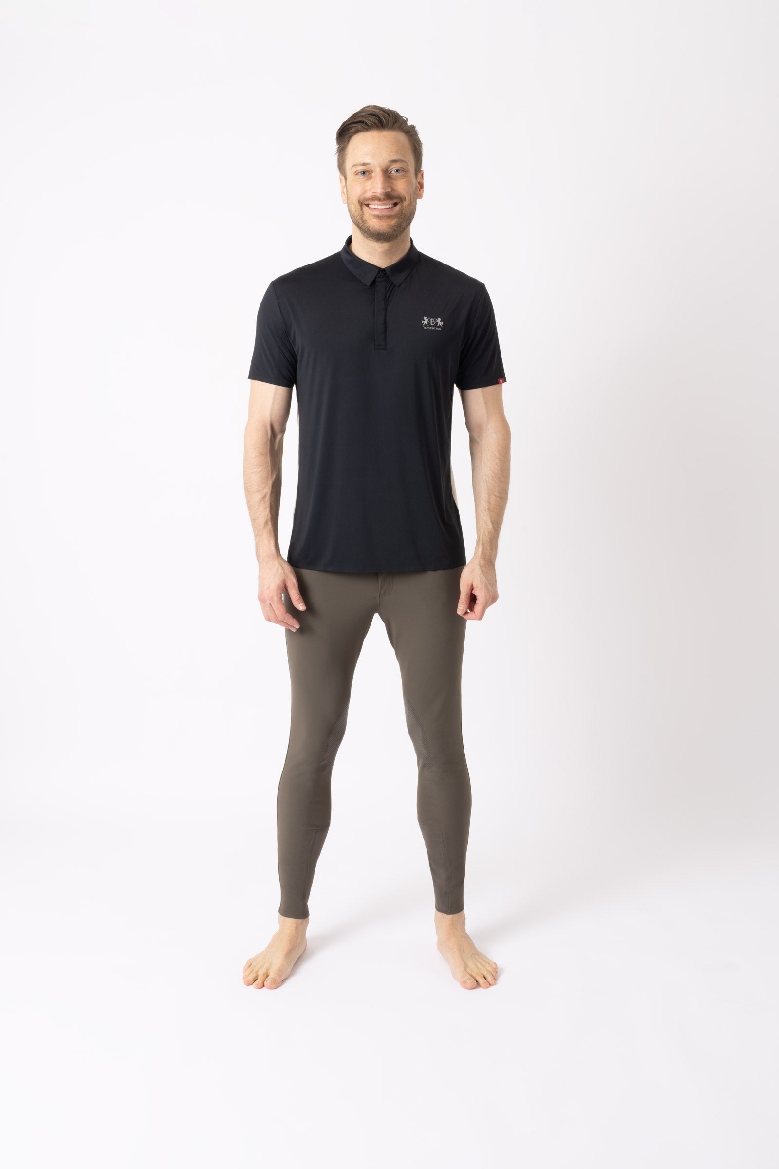 B Vertigo Aidan Men's Seamless Poloshirt Mens Riding Clothing