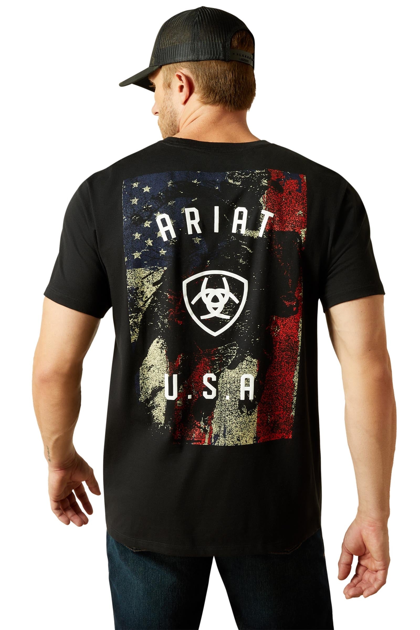 Ariat Faded Bull camiseta para hombre Ropa Hombres