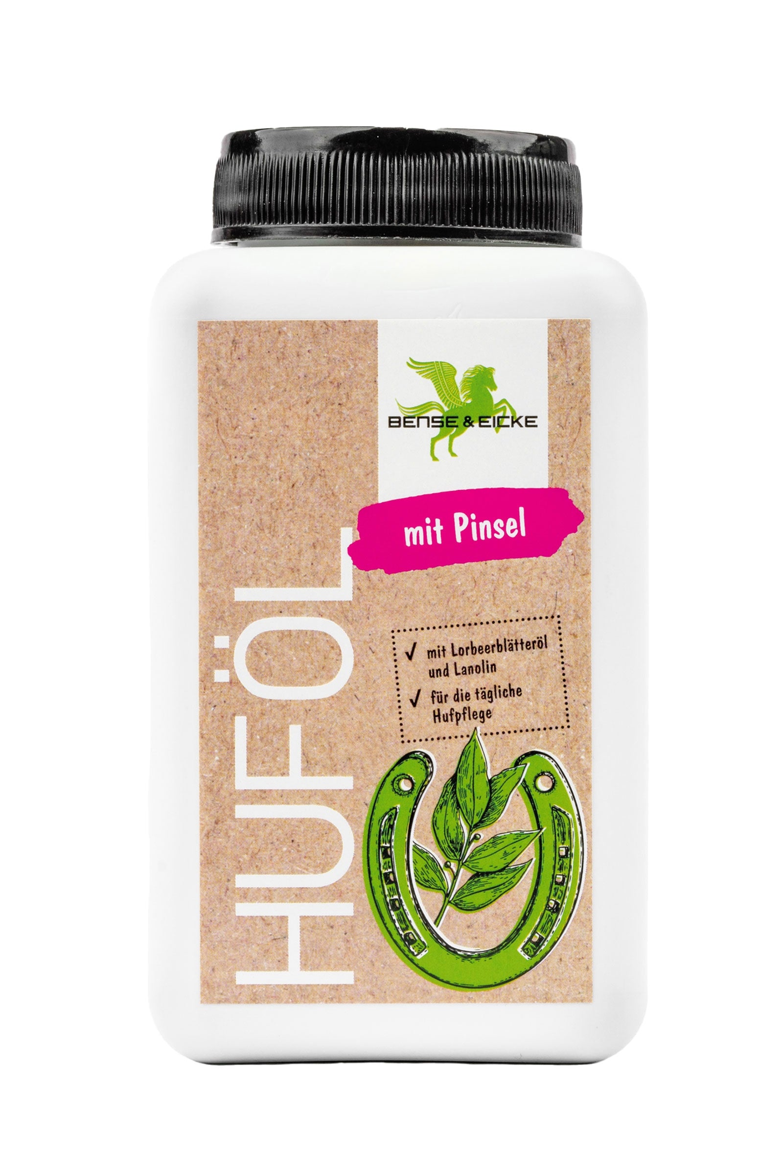 Bense & Eicke Aceite para cascos con cepillo, 500 ml Cuidado Salud