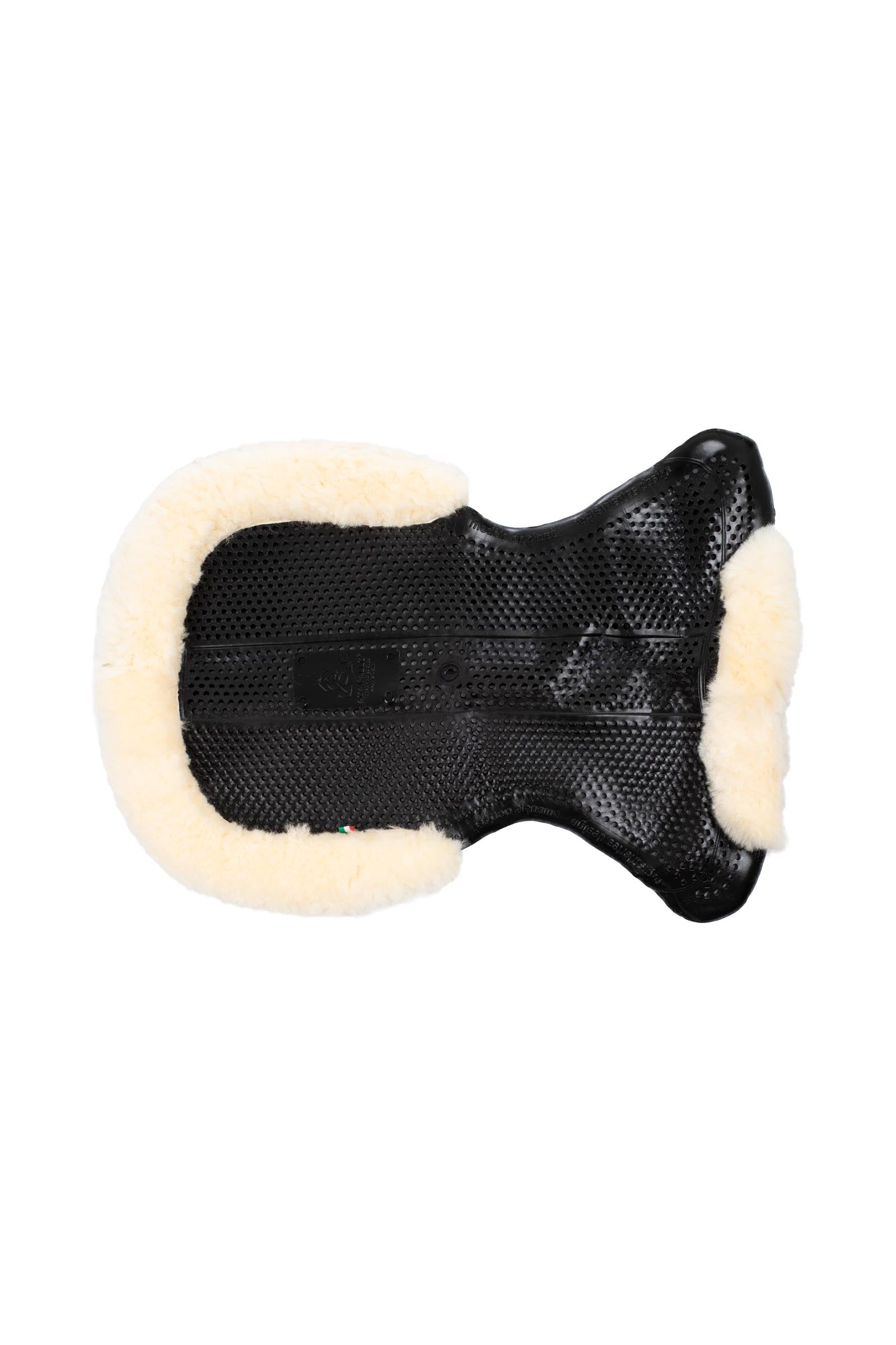 Acavallo Gel Non Slip Classic Pony With Sheepskin 1/2 Cut-Out Flat Saddle Pads