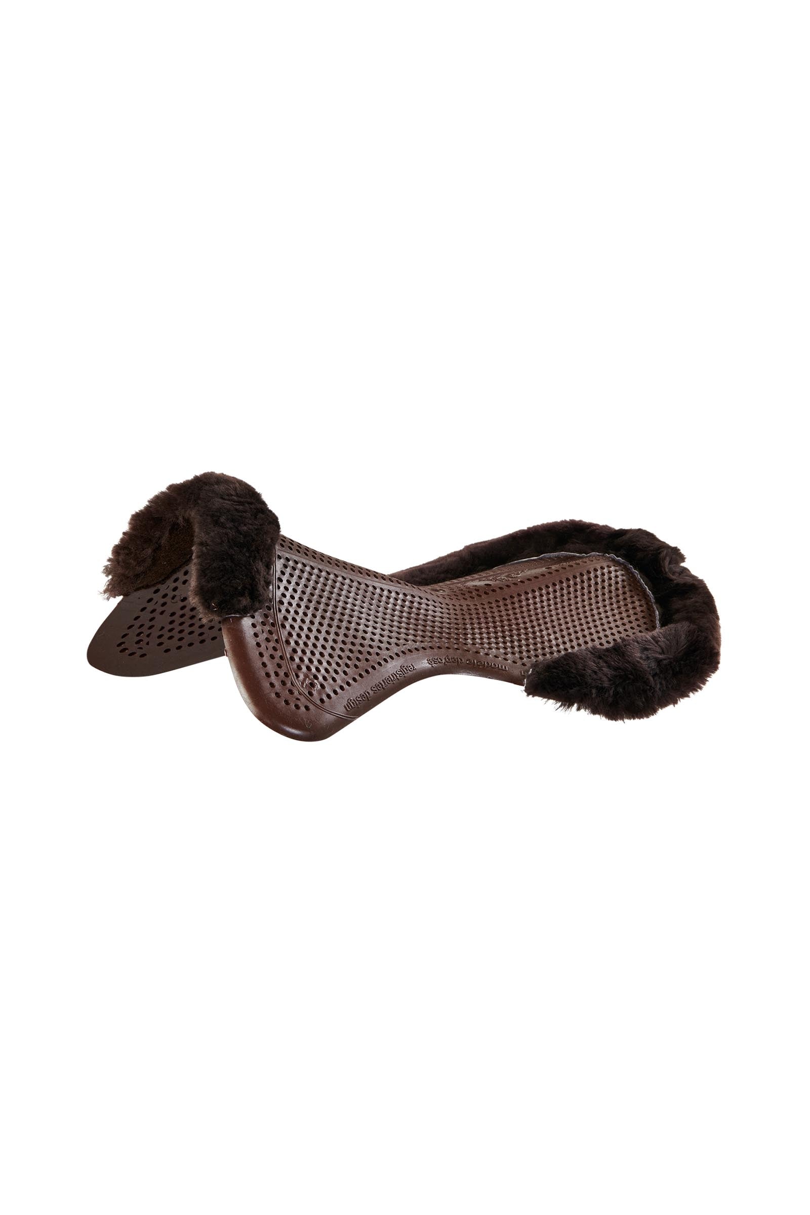 Acavallo Gel antideslizante Classic Pony con piel de cordero medio recorte Mantillas