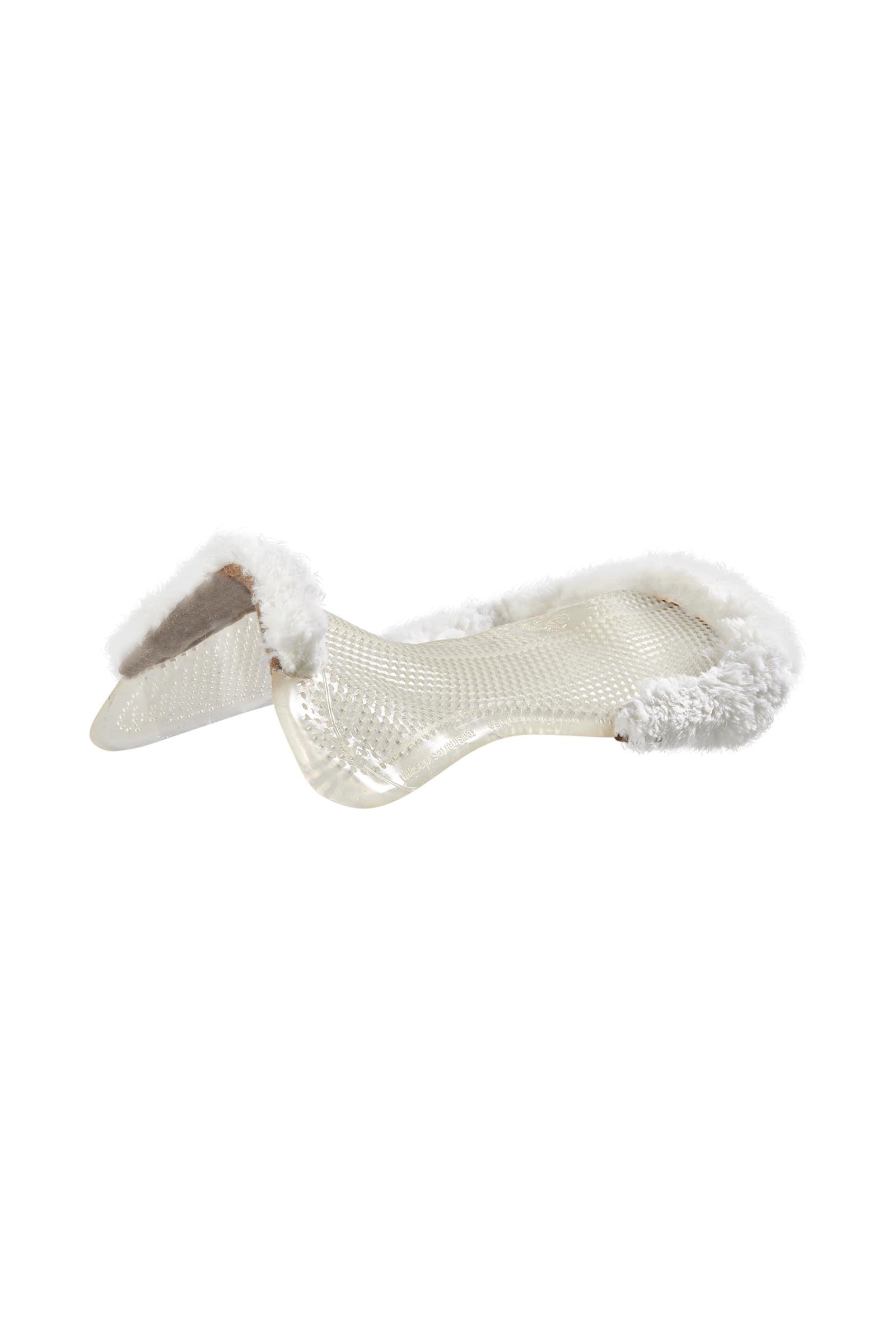 Acavallo Gel antideslizante Classic Pony con piel de cordero medio recorte Mantillas