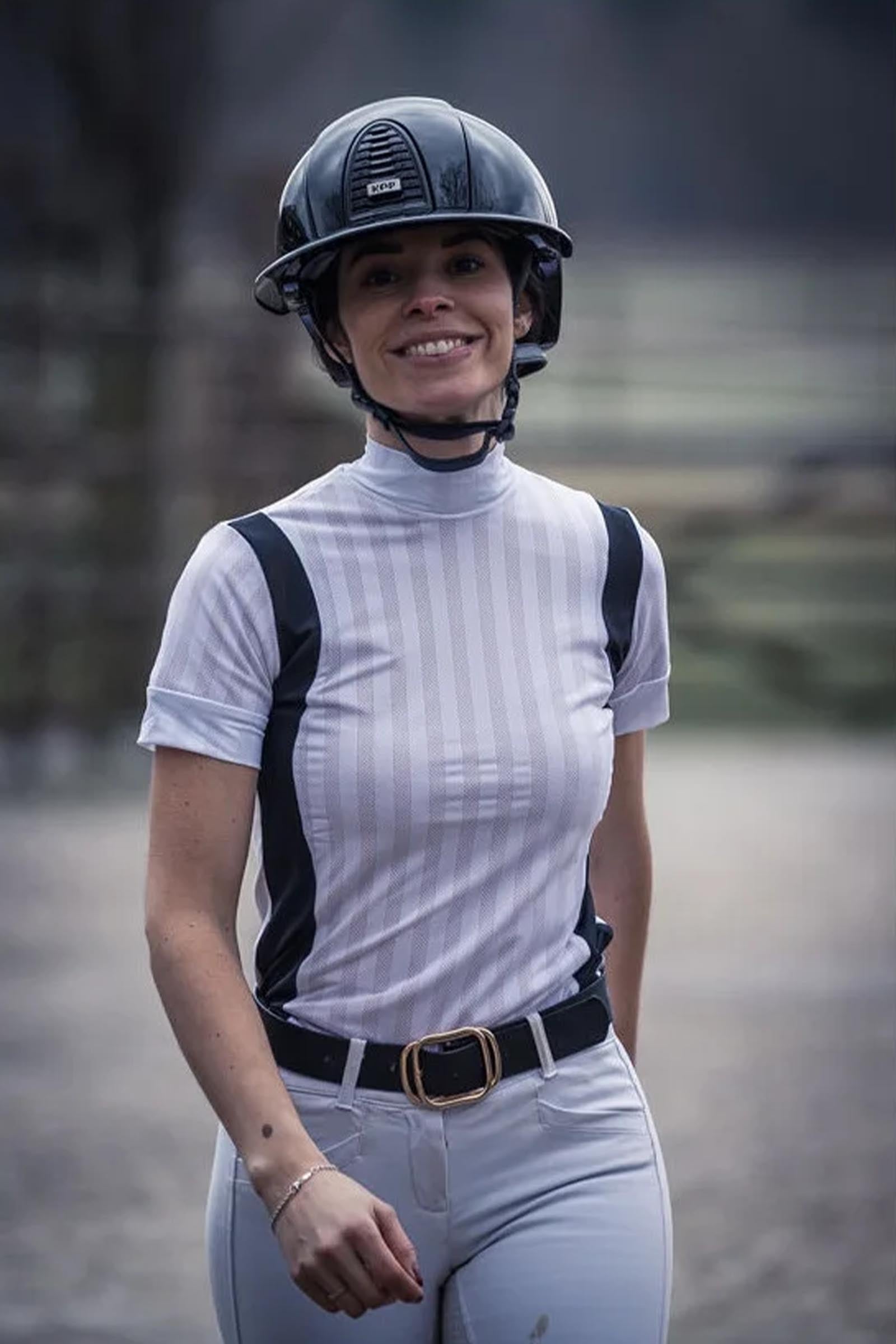 Cavalliera Riding Show Shirt Duo Harmony, Women's Short Sleeve Women’s Riding Clothing