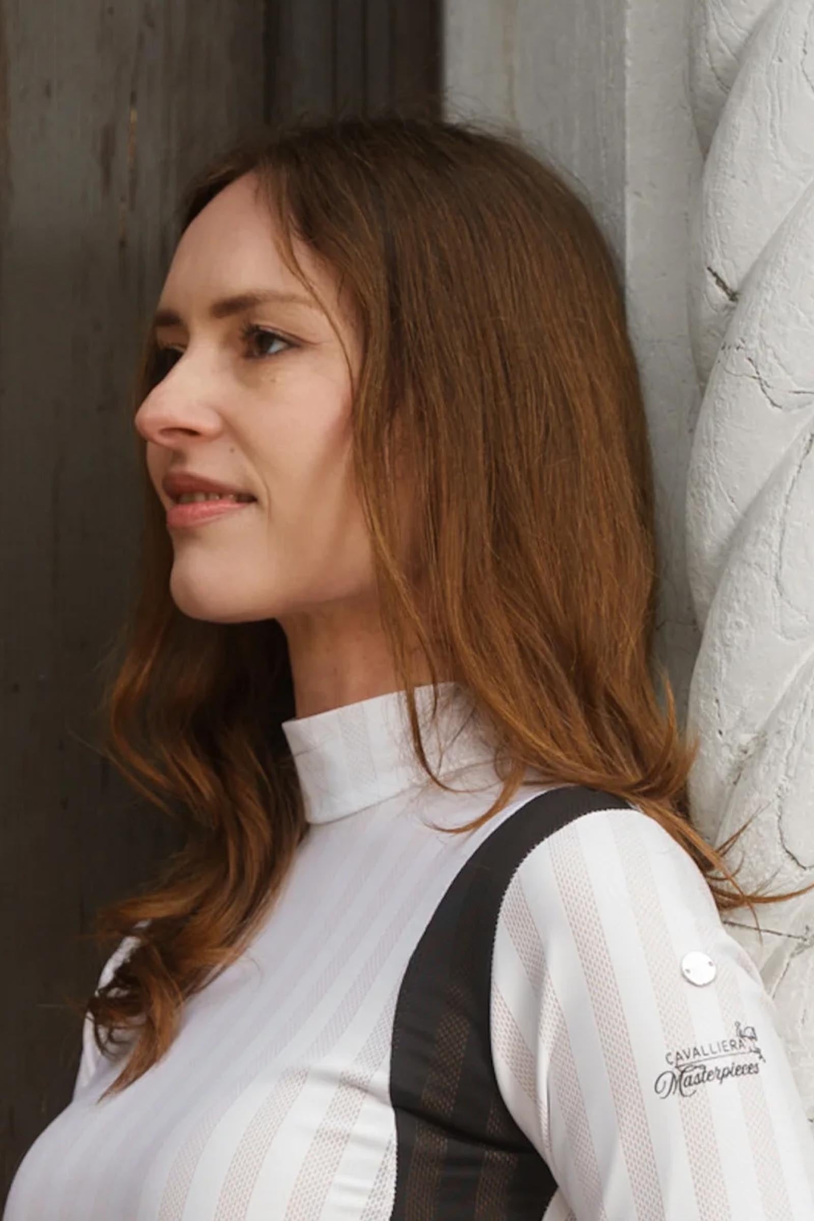 Cavalliera Riding Show Shirt Duo Harmony, Women's Short Sleeve Women’s Riding Clothing