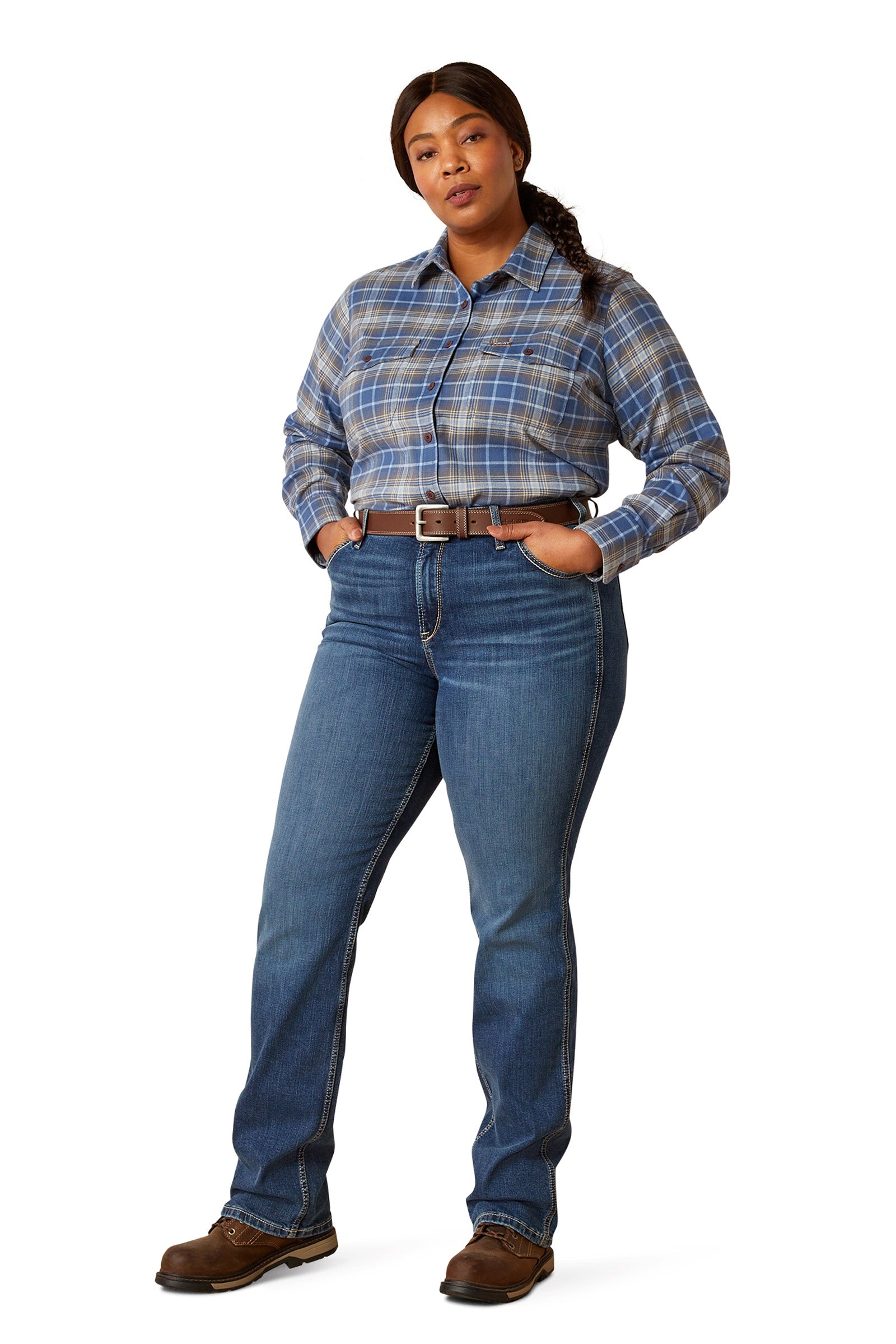 Ariat Rebar Women´s Flannel DuraStretch Work Shirt Women’s Riding Clothing