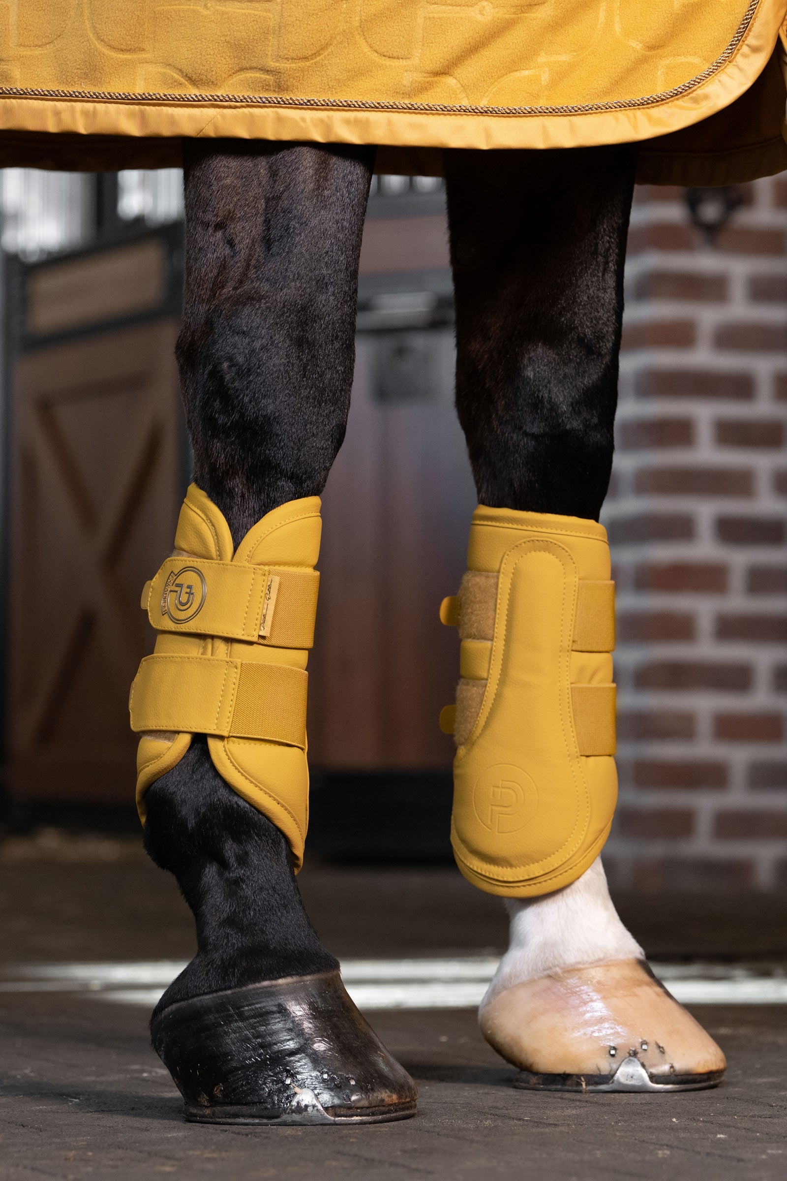 Eskadron Platinum 25 Faux Leather Tendon Boots Leg Protection & Hoof Protection for Horses