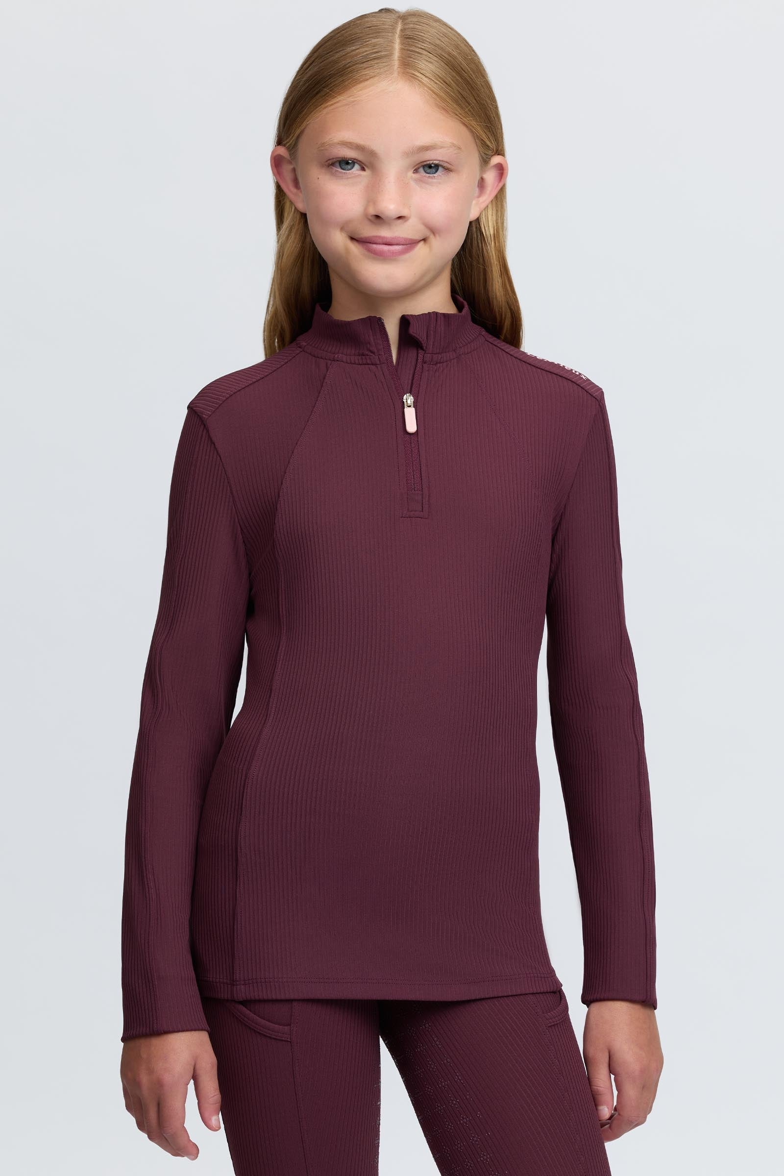 LeMieux Young Rider Raye Ribbed Base Layer w. UV Protection Kids Apparel