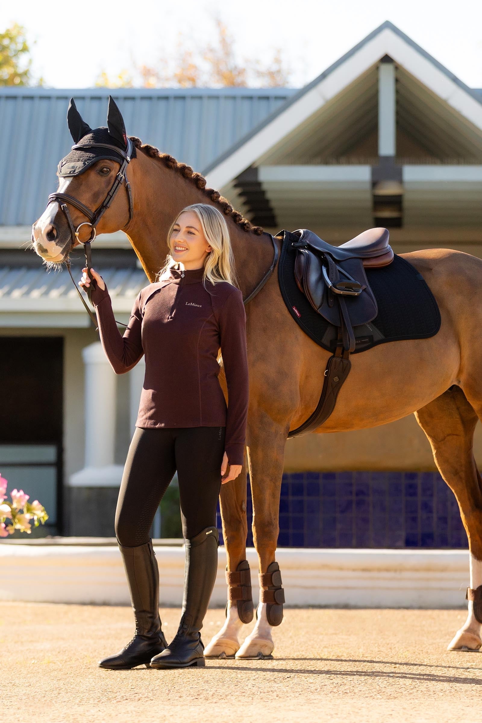 LeMieux Essence Eurojump Jumping Saddle Pad Saddle Pads