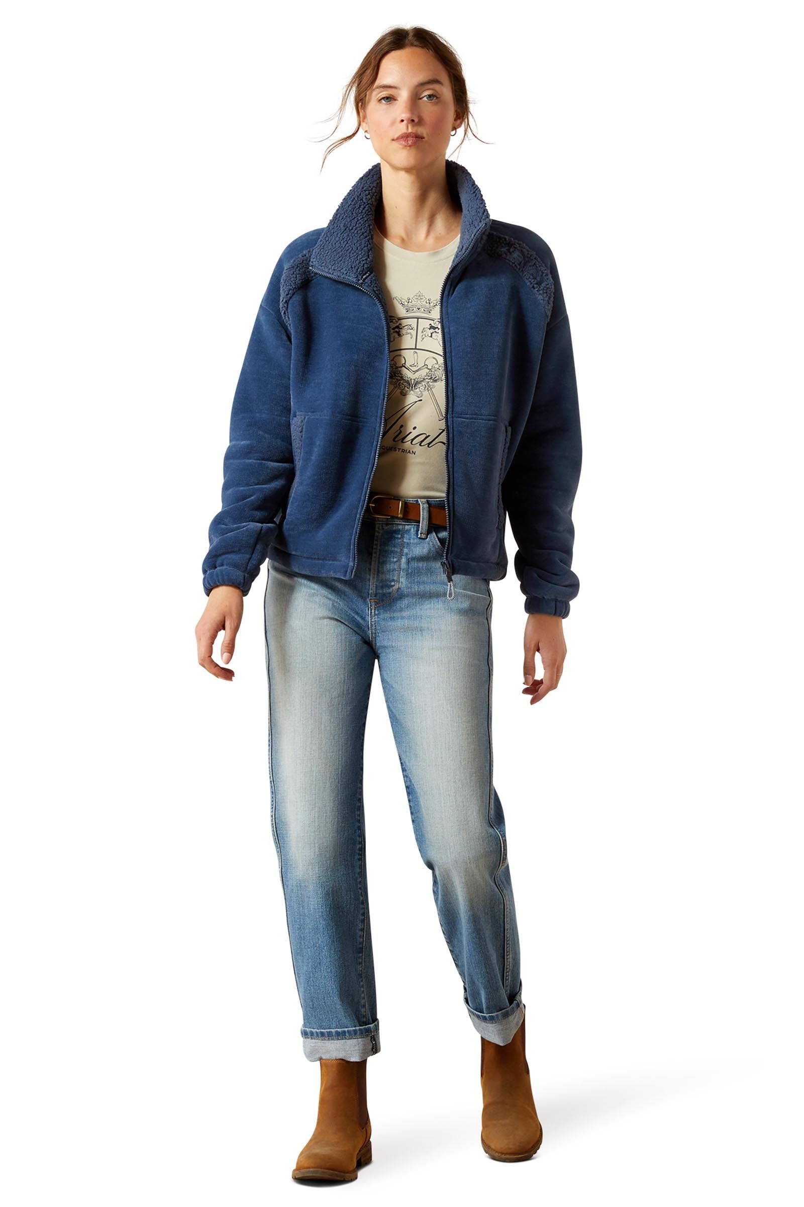 Ariat Lafayette Full Zip Sweatshirt Jacket Women’s Riding Clothing