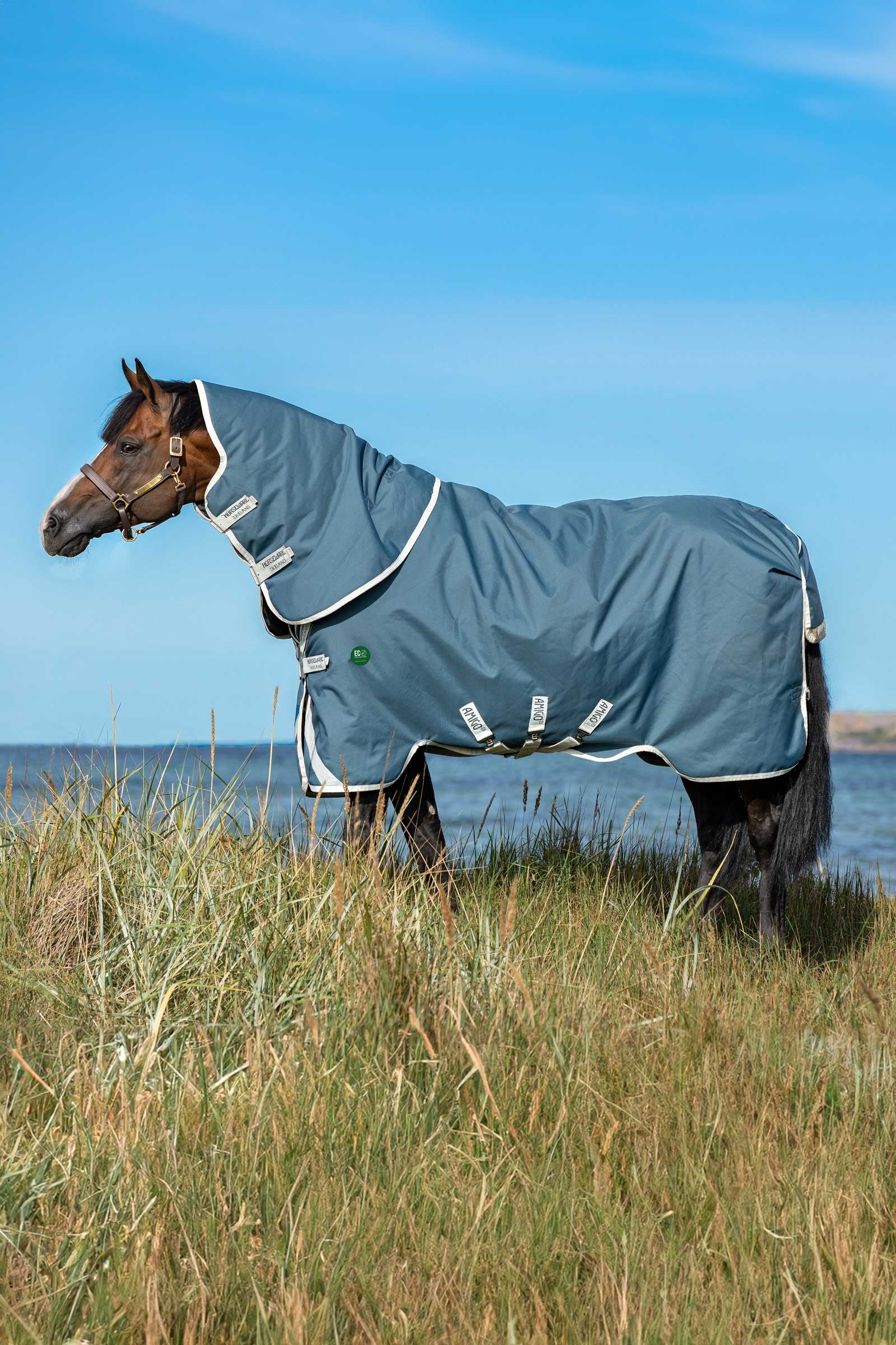 Horseware Amigo AmEco 12 Plus manta de exterior con cuello desmontable, 0 g Mantas Caballo
