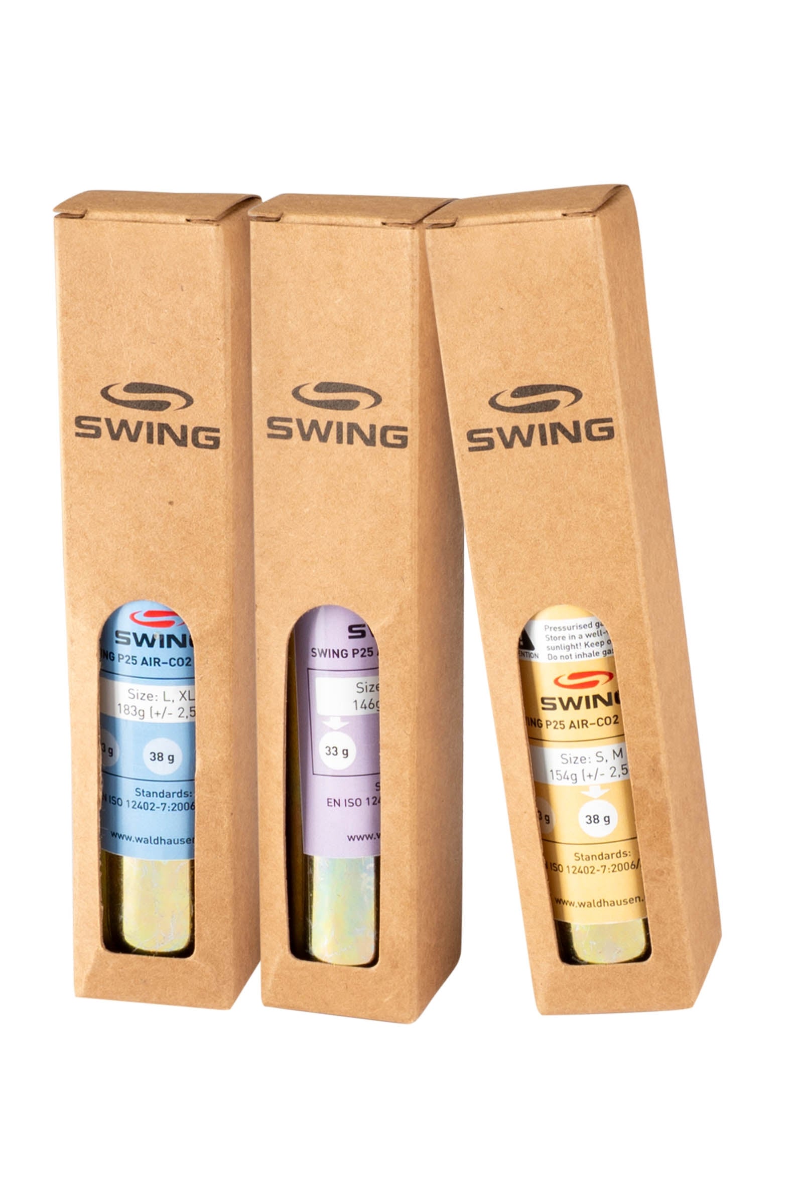 SWING Cartridge CO2 for SWING P25 AIR, XXS, XS, 33g Equipamiento Seguridad