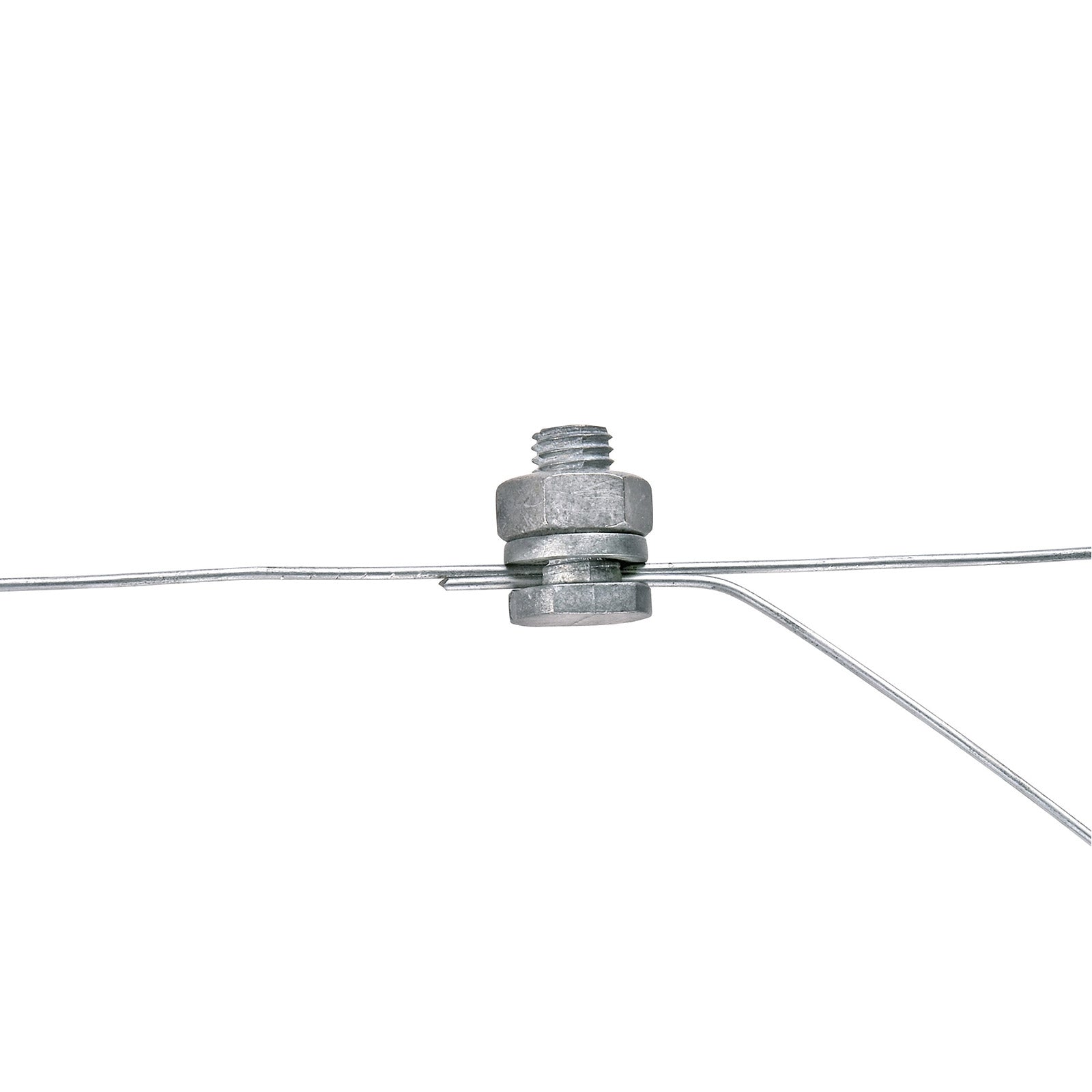 Kerbl Wire connecting clamp, galvanized, 10 pcs Suministros de Cercas